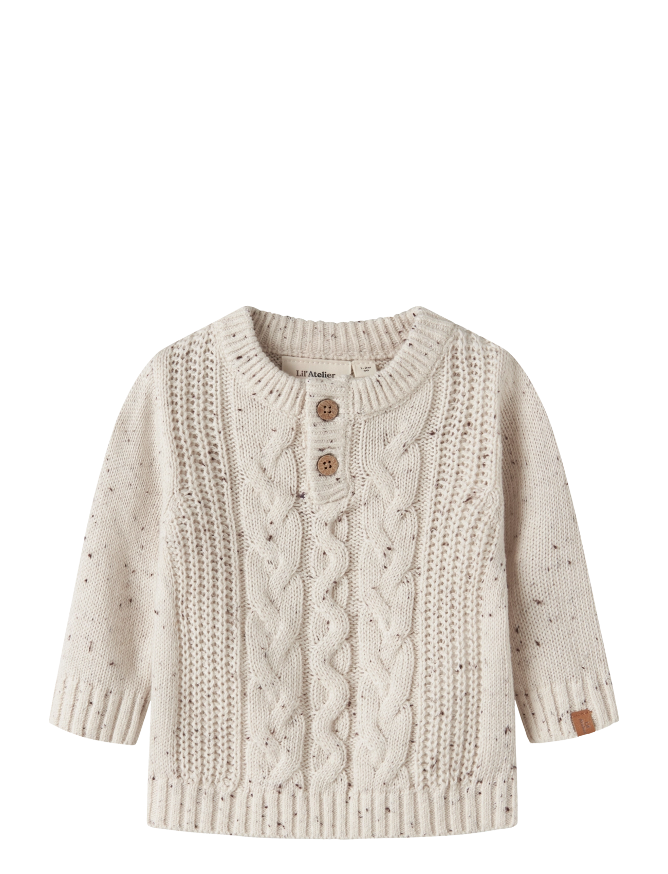 Lil'Atelier NBMGALTO KAI LS KNIT LIL - Shop efter størrelse - TURTLEDOVE / cream