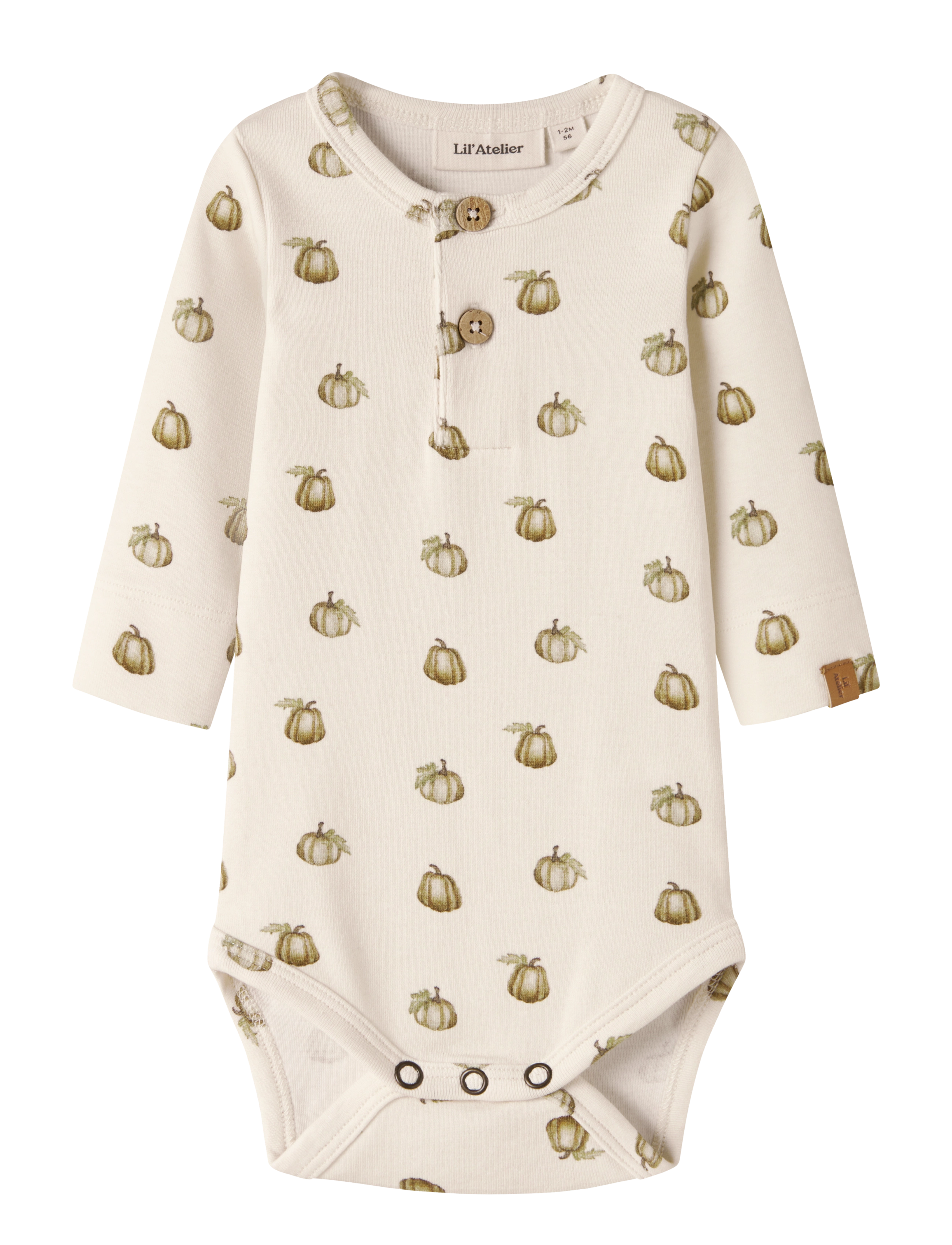 Lil'Atelier NBMGAYO SAT LS SLIM BODY LIL - Neuheiten - TURTLEDOVE / cream