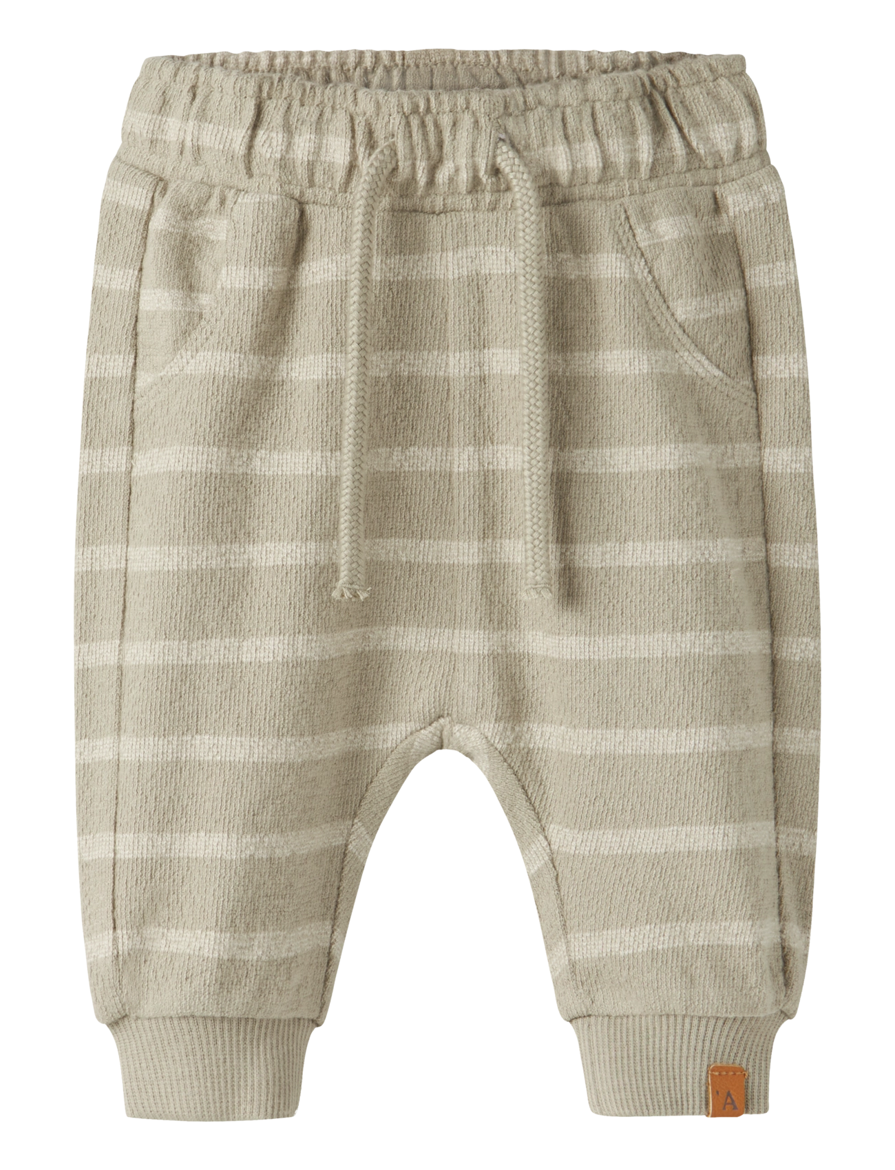 Lil'Atelier NBMOBY LOOSE PANT LIL - Kläder - MOSS GRAY / grey