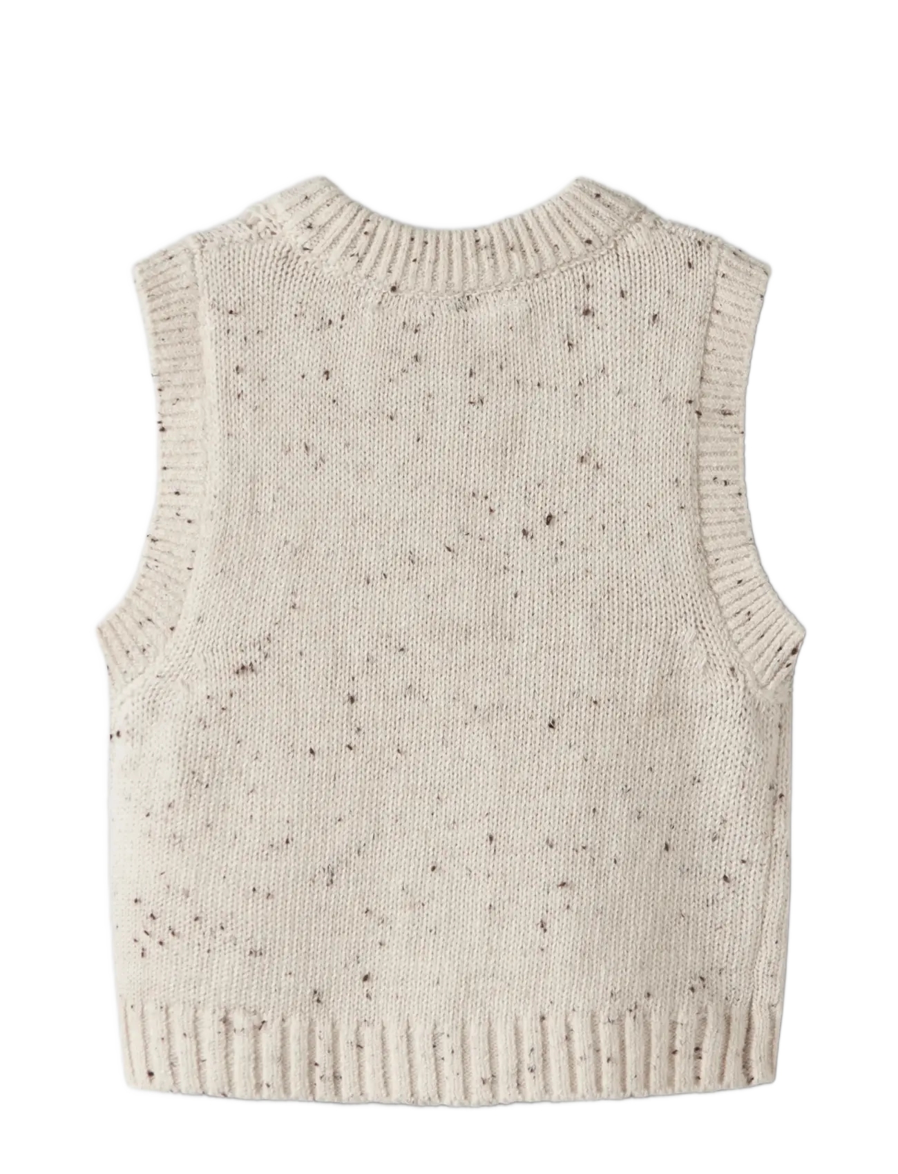 Lil'Atelier - NBMGALTO KAI KNIT VEST LIL - västar - turtledove - 1