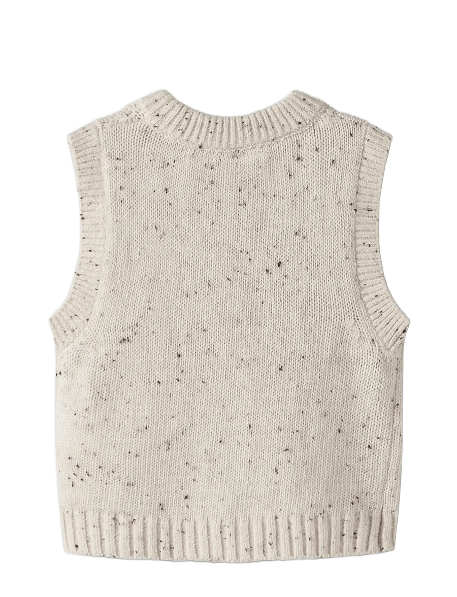 Lil'Atelier - NBMGALTO KAI KNIT VEST LIL - vestid - turtledove - 1