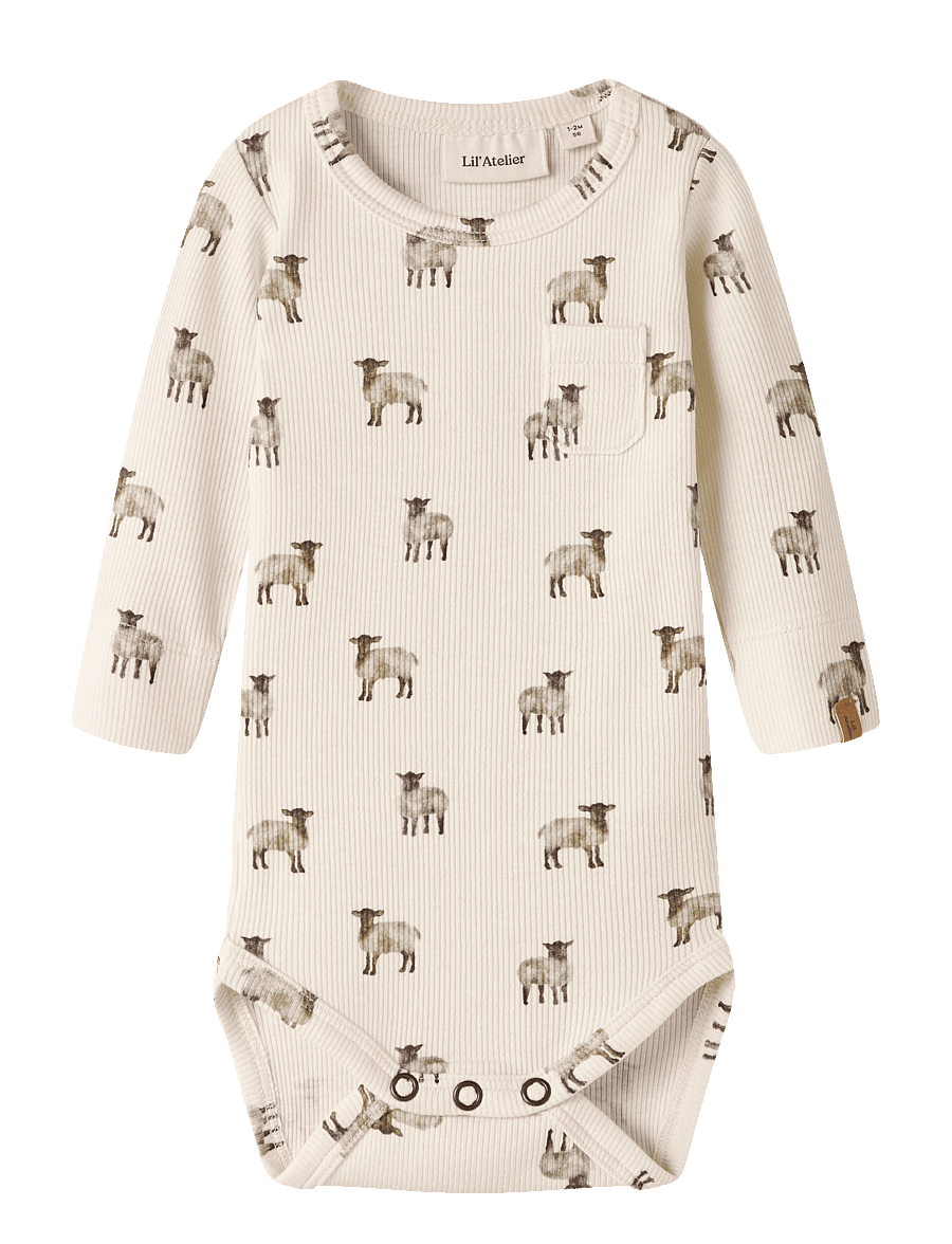 Lil'Atelier - NBMGAVO EKO LS SLIM BODY LIL - turtledove - 1