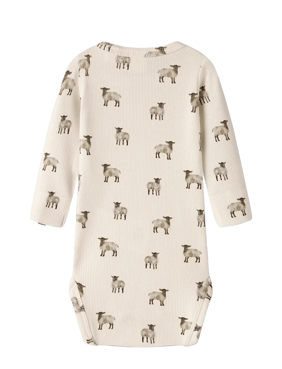 Lil'Atelier - NBMGAVO EKO LS SLIM BODY LIL - turtledove - 2