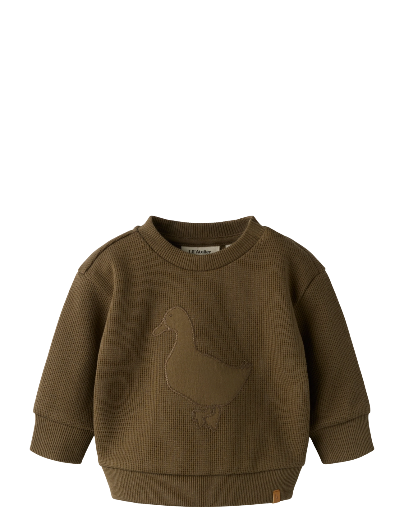 Lil'Atelier NBMNAFFEL LOOSE SWEAT LIL - Sweatshirts - TEAK / brown