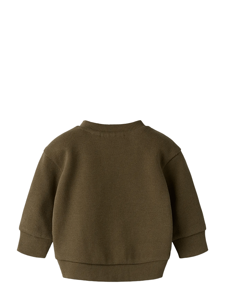 Lil'Atelier - NBMNAFFEL LOOSE SWEAT LIL - sweatshirts - teak - 1