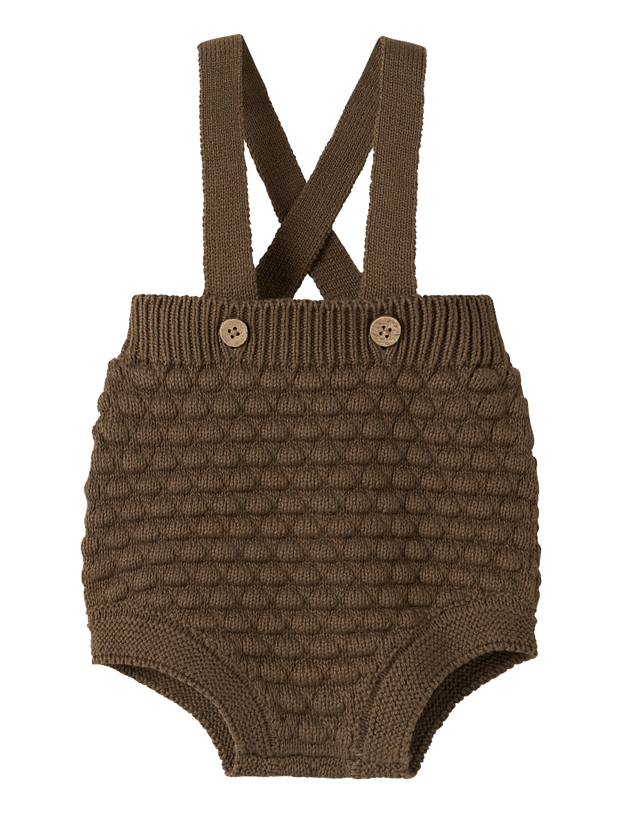Lil'Atelier - NBNNOBIR LOOSE KNIT BLOOMERS LIL - teak - 0