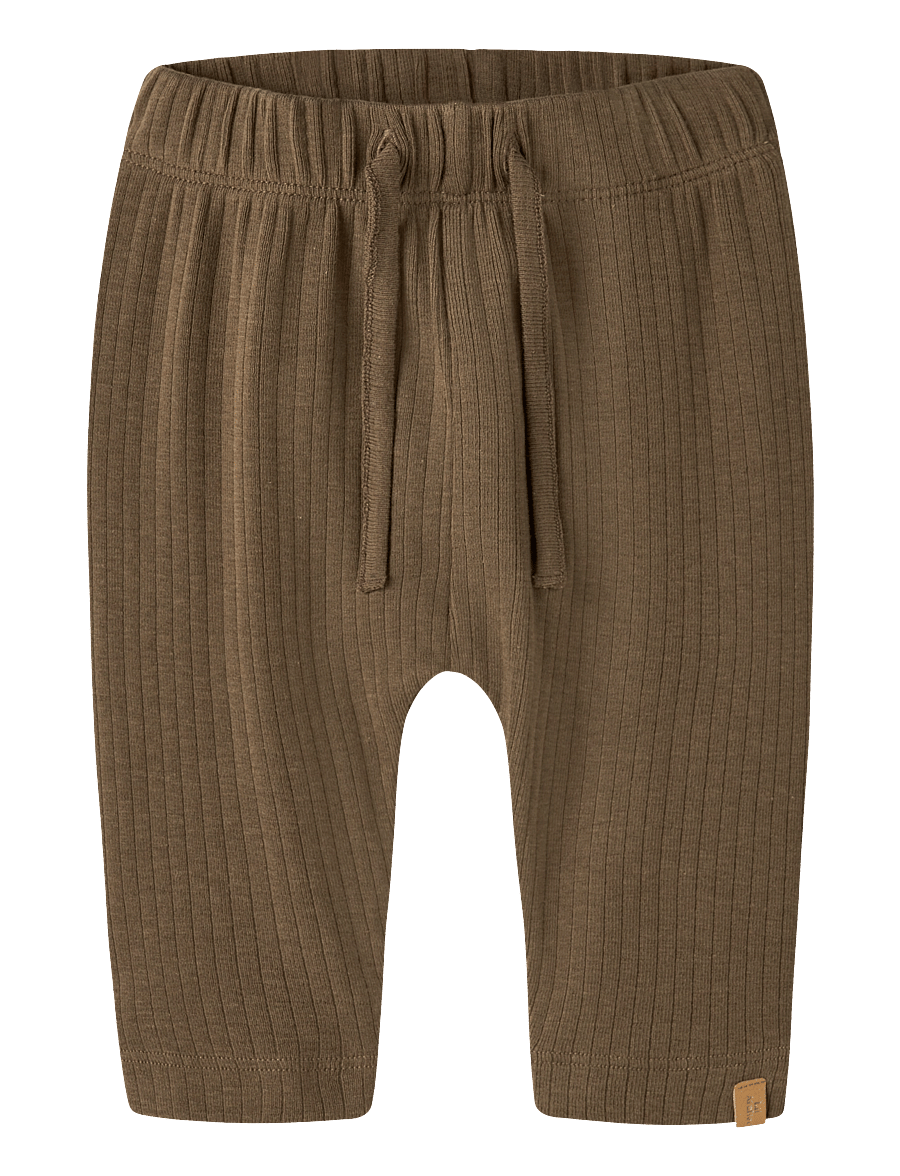 Lil'Atelier - NBMGABO BIB LOOSE PANT LIL - teak - 0