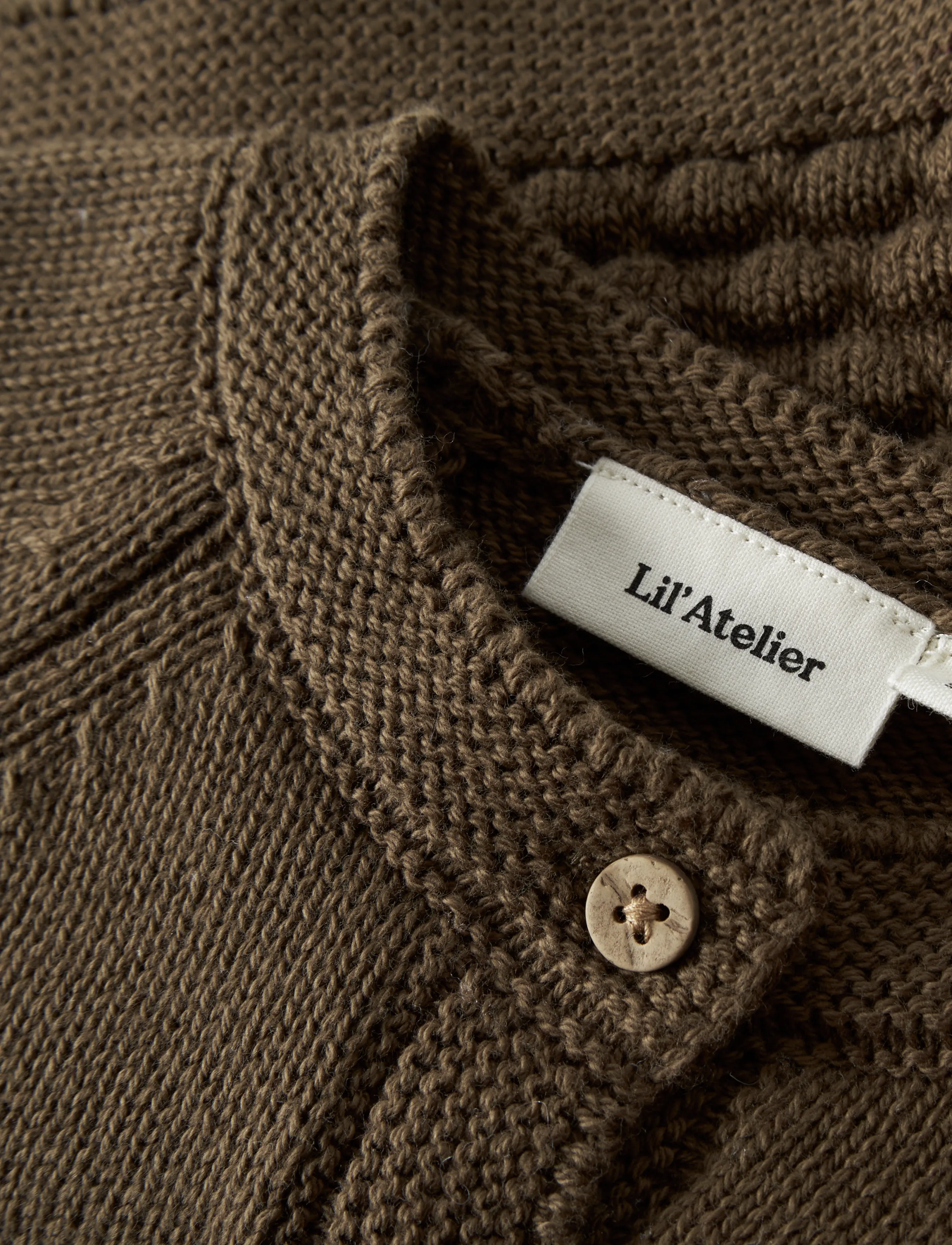 Lil'Atelier - NBNNOBIR LS KNIT CARD LIL - teak - 2