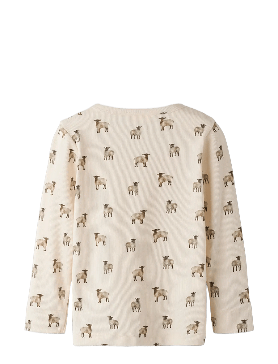 Lil'Atelier - NMMGAVO EKO LS SLIM TOP LIL - langärmelig - turtledove - 1