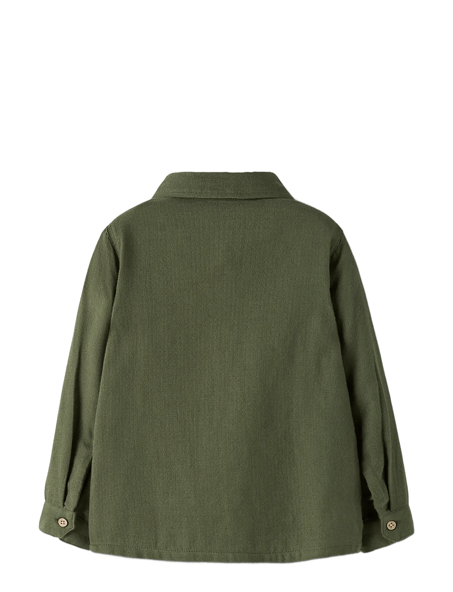 Lil'Atelier - NMMNEPPO LS LOOSE SHIRT LIL - pikkade varrukatega särgid - cypress - 1