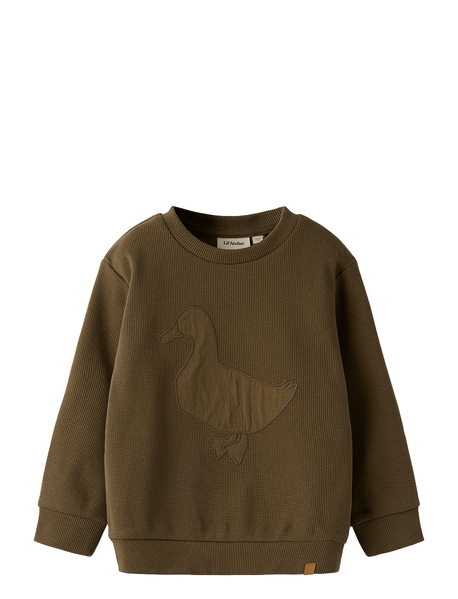 Lil'Atelier - NMMNAFFEL LS LOOSE SWEAT LIL - džemprid - teak - 0