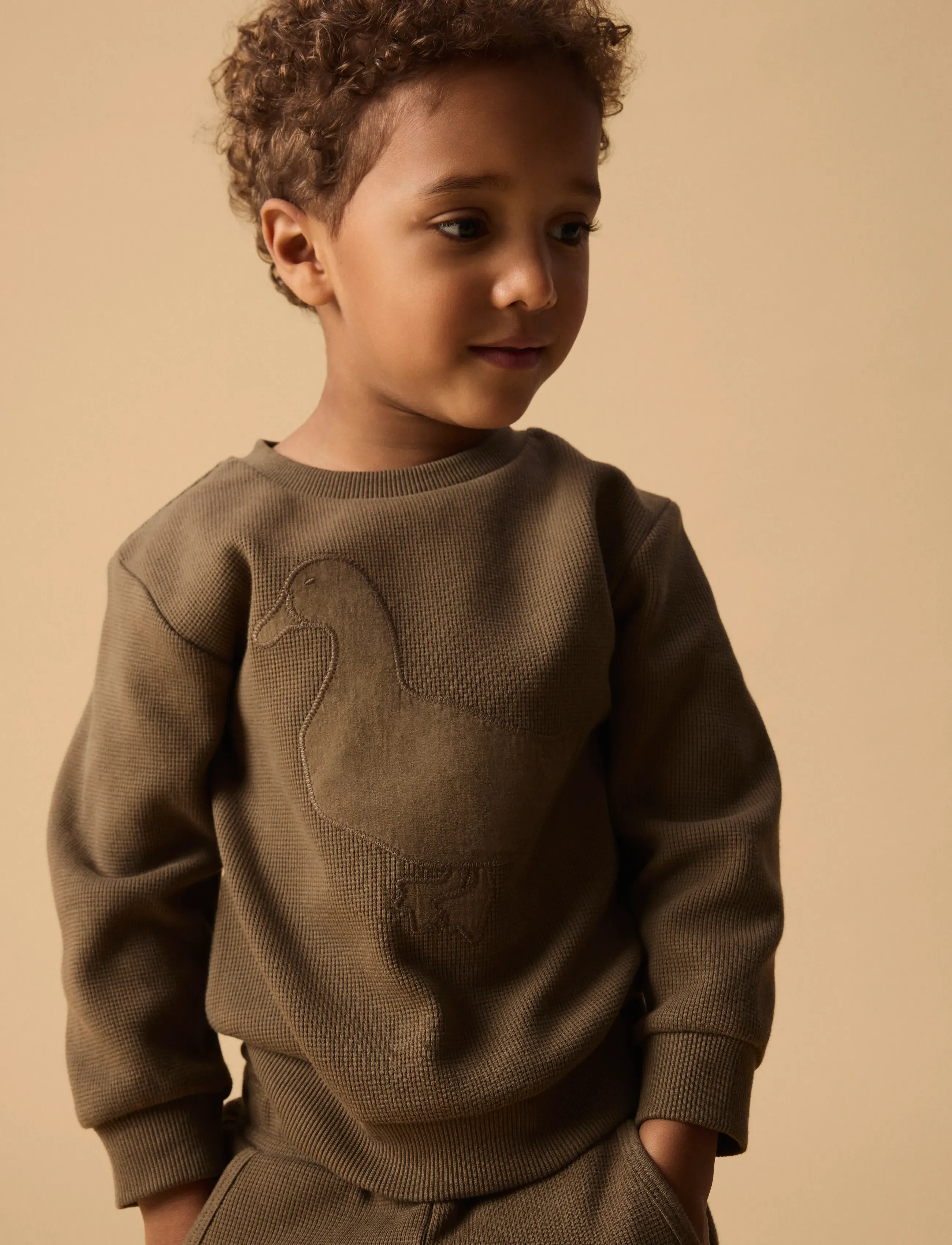 Lil'Atelier - NMMNAFFEL LS LOOSE SWEAT LIL - herbstliche kleidung - teak - 2