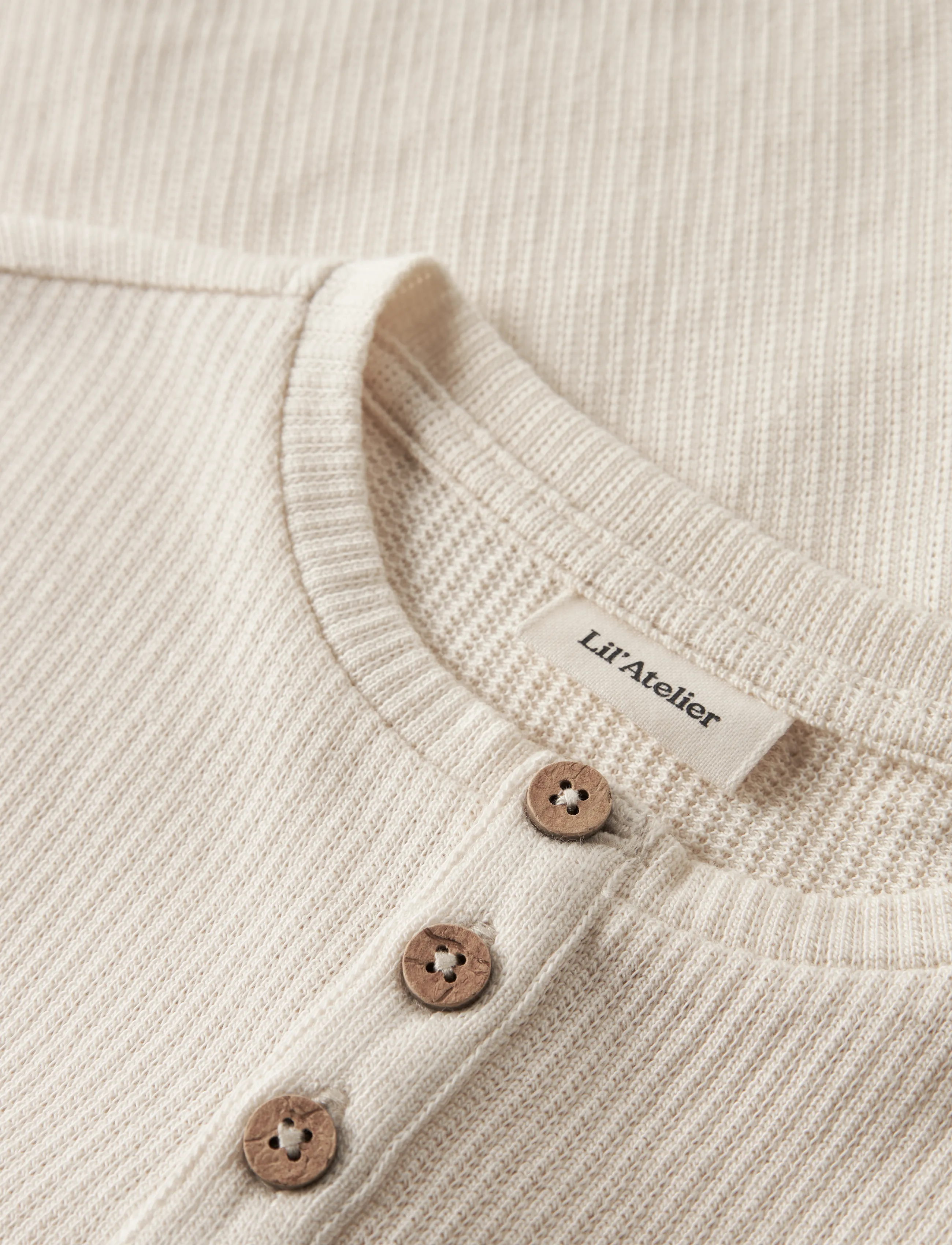 Lil'Atelier - NMMNORT LS LOOSE TOP LIL - långärmade t-shirts - turtledove - 2