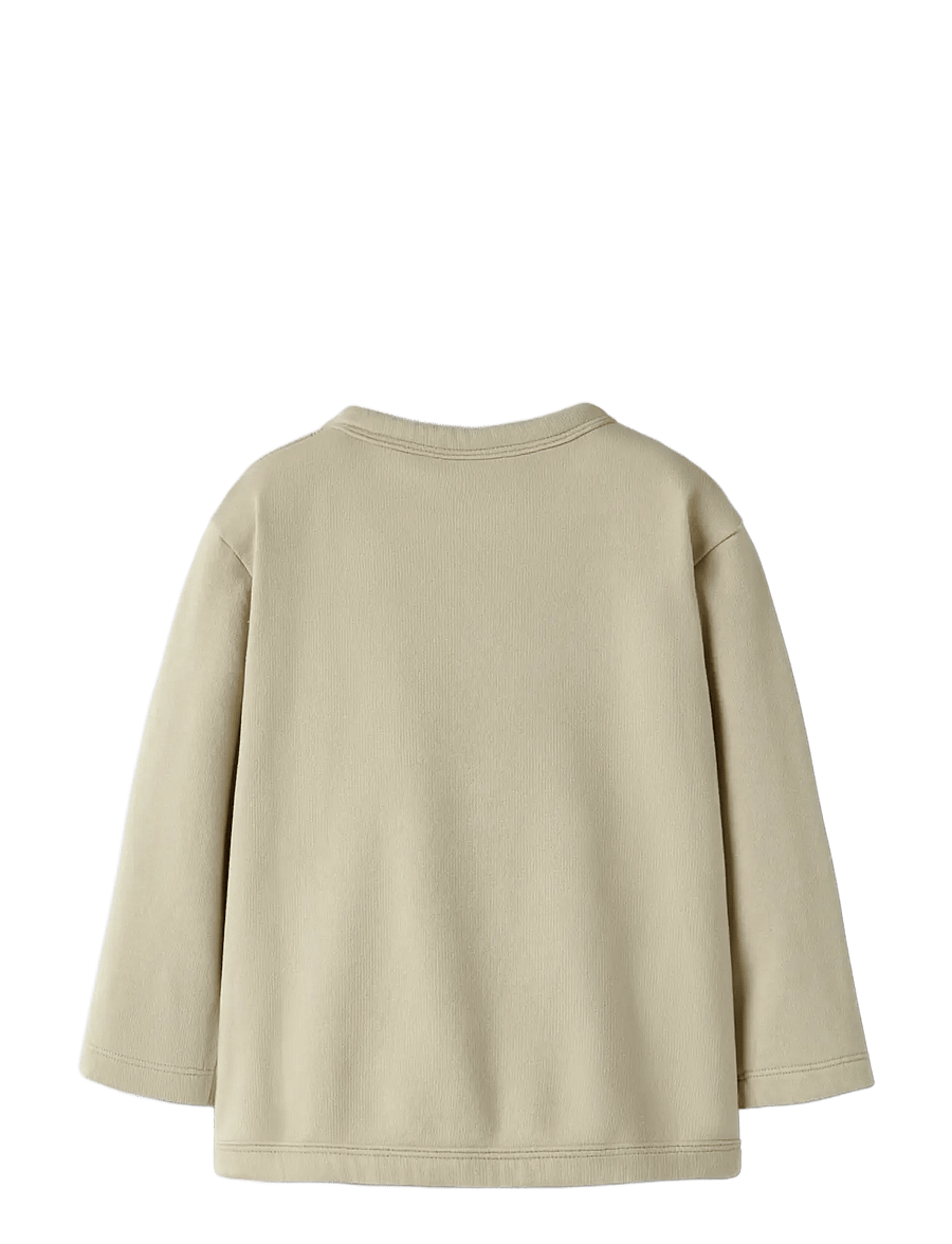 Lil'Atelier - NMMILONDON REA LS LOOSE SWEAT BRU LIL - sweatshirts - moss gray - 1