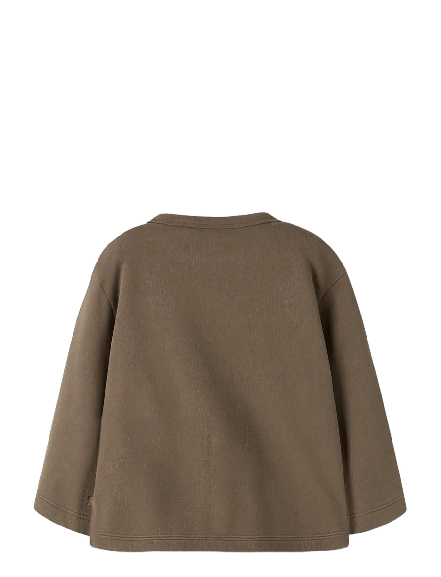 Lil'Atelier - NMMILONDON REA LS LOOSE SWEAT BRU LIL - teak - 1