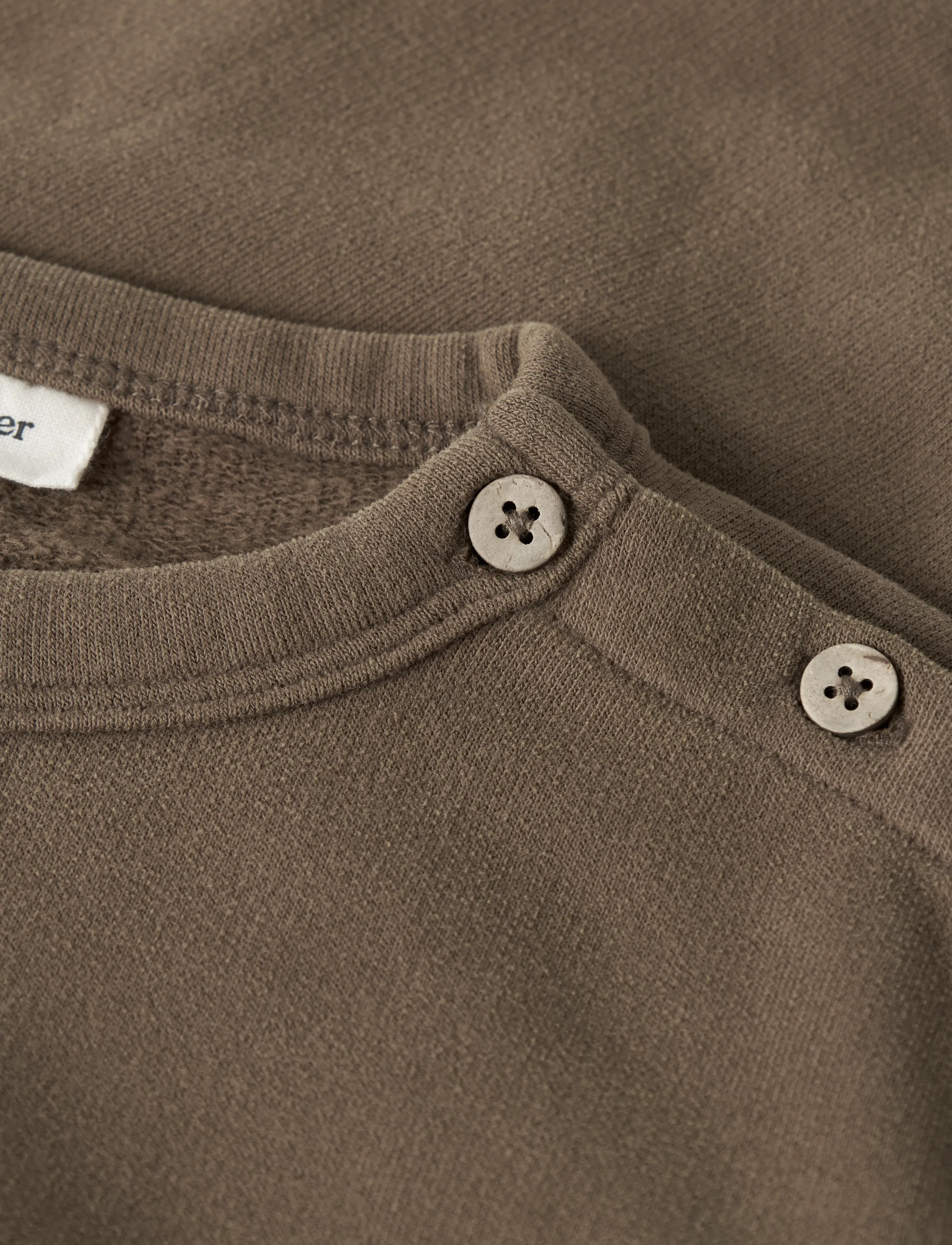 Lil'Atelier - NMMILONDON REA LS LOOSE SWEAT BRU LIL - teak - 2