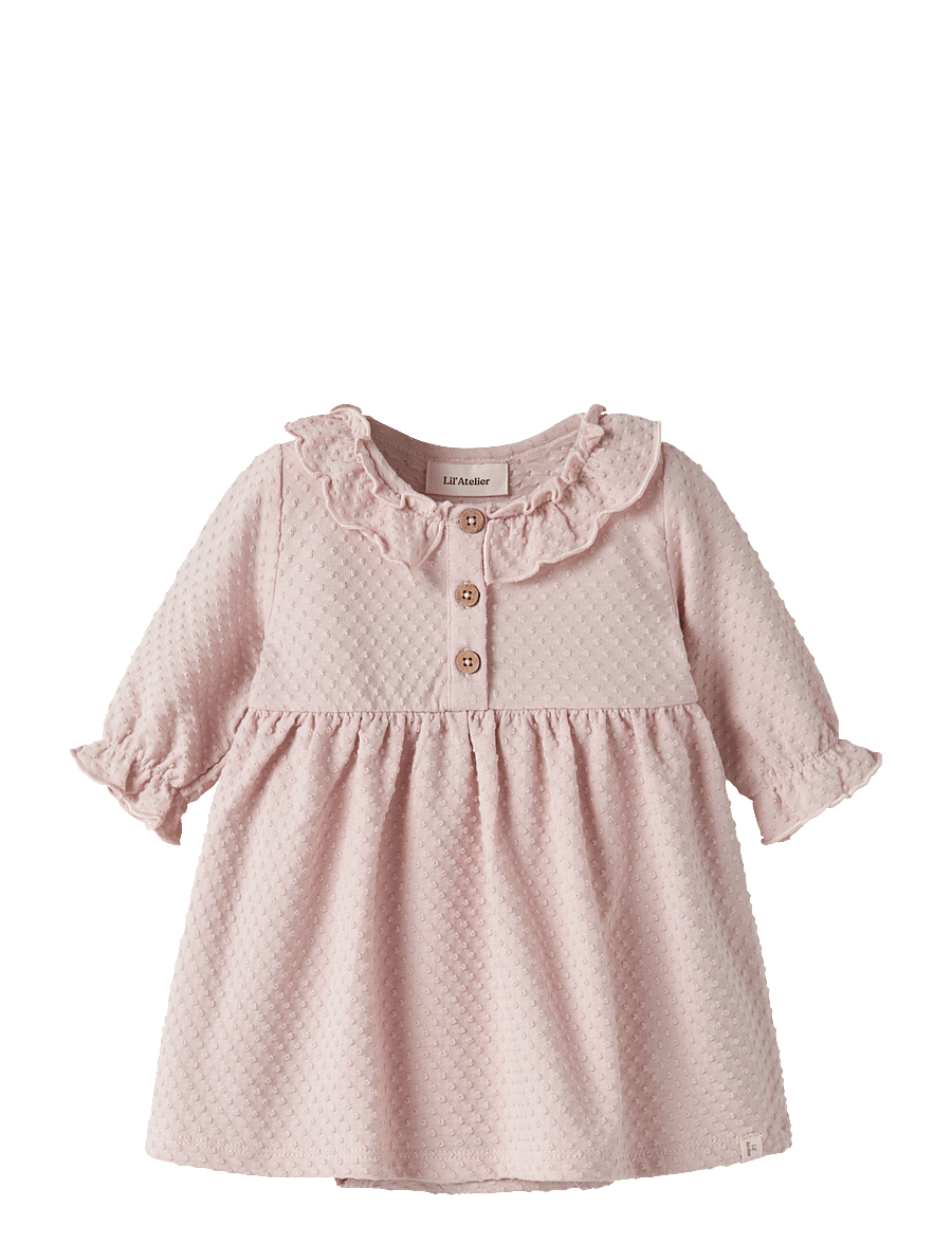 Lil'Atelier - NBFNOEL LS BODY DRESS LIL - pikkade varrukatega bodid - hushed violet - 0