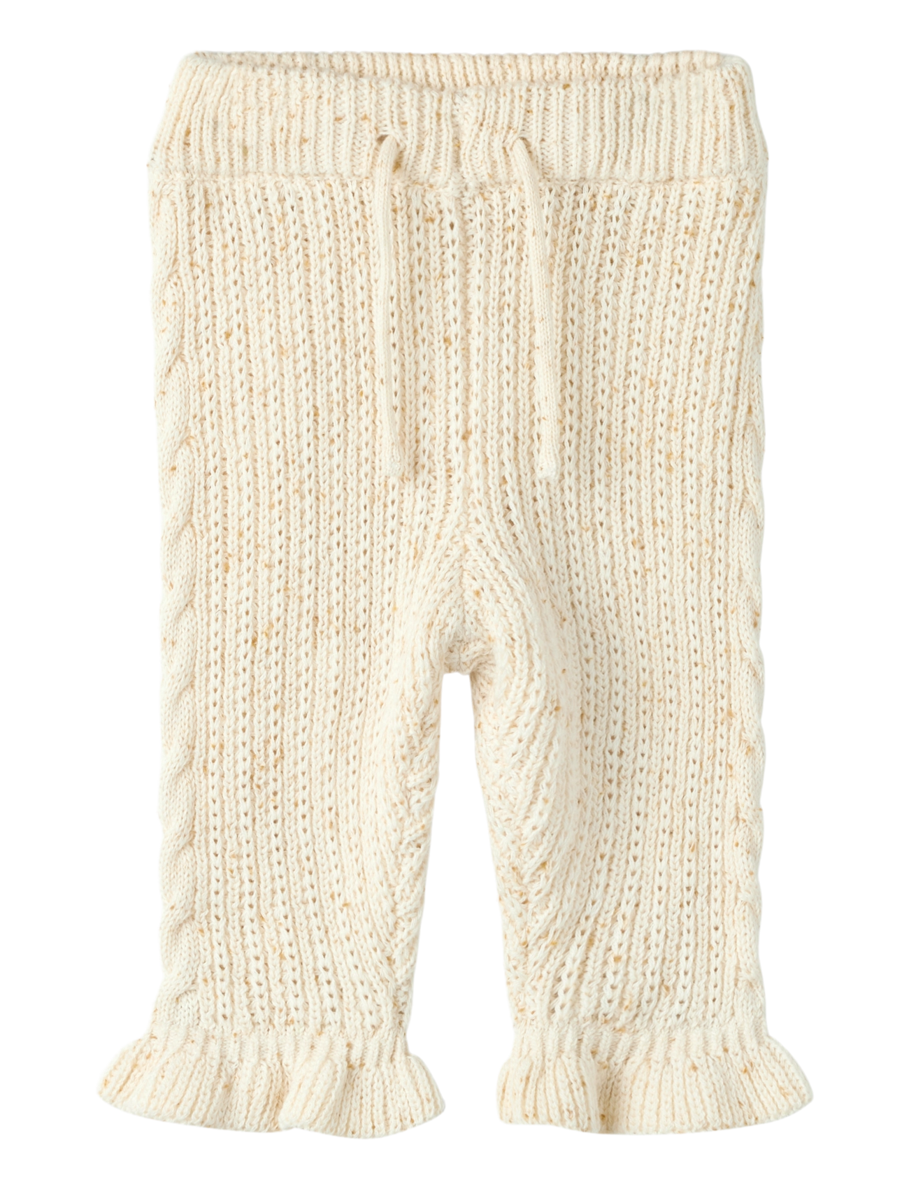 Lil'Atelier NBFGALTO KAB KNIT PANT LIL - Kleidung - TURTLEDOVE / cream