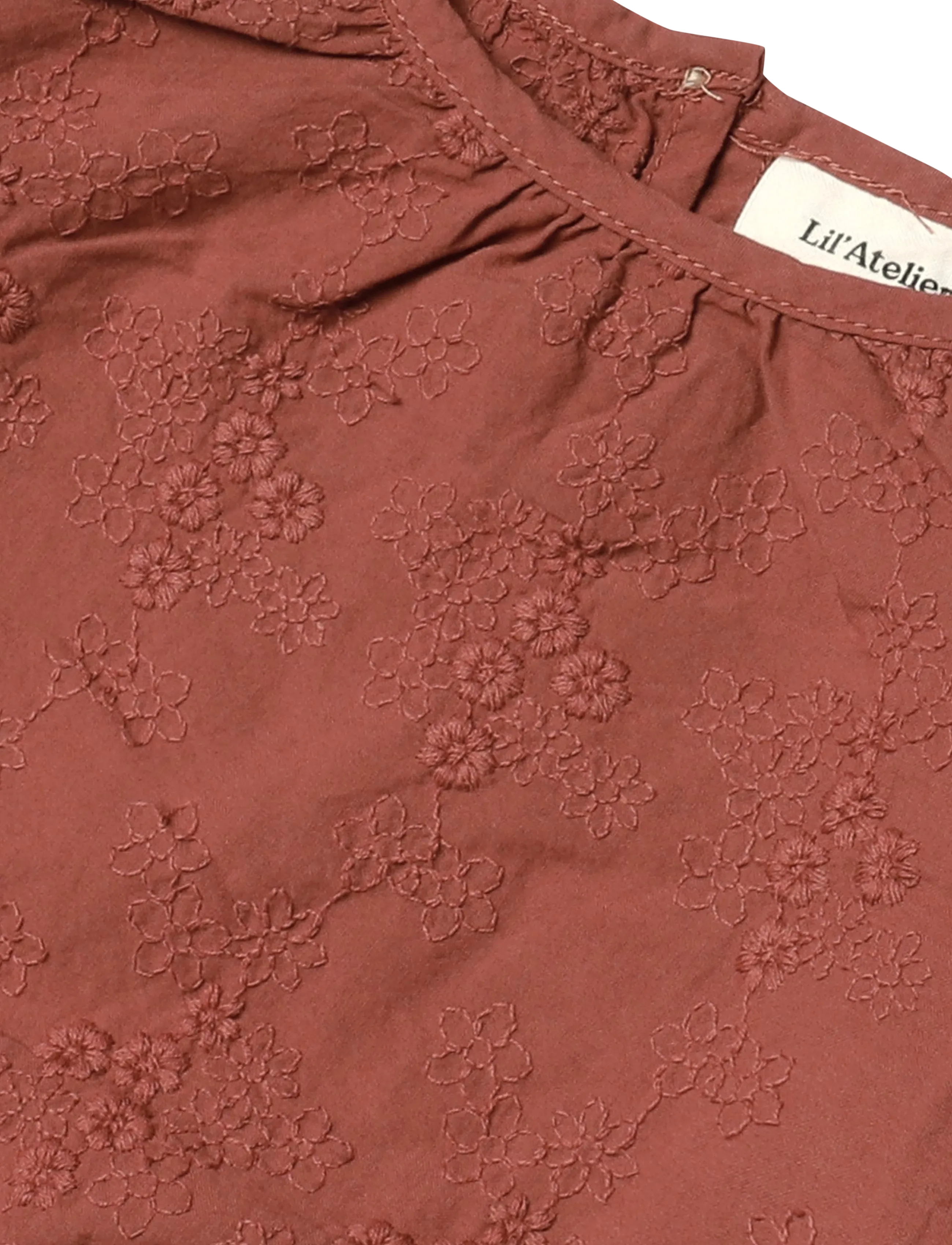 Lil'Atelier - NBFNOPA LS LOOSE BODY LIL - pikkade varrukatega - mahogany - 2