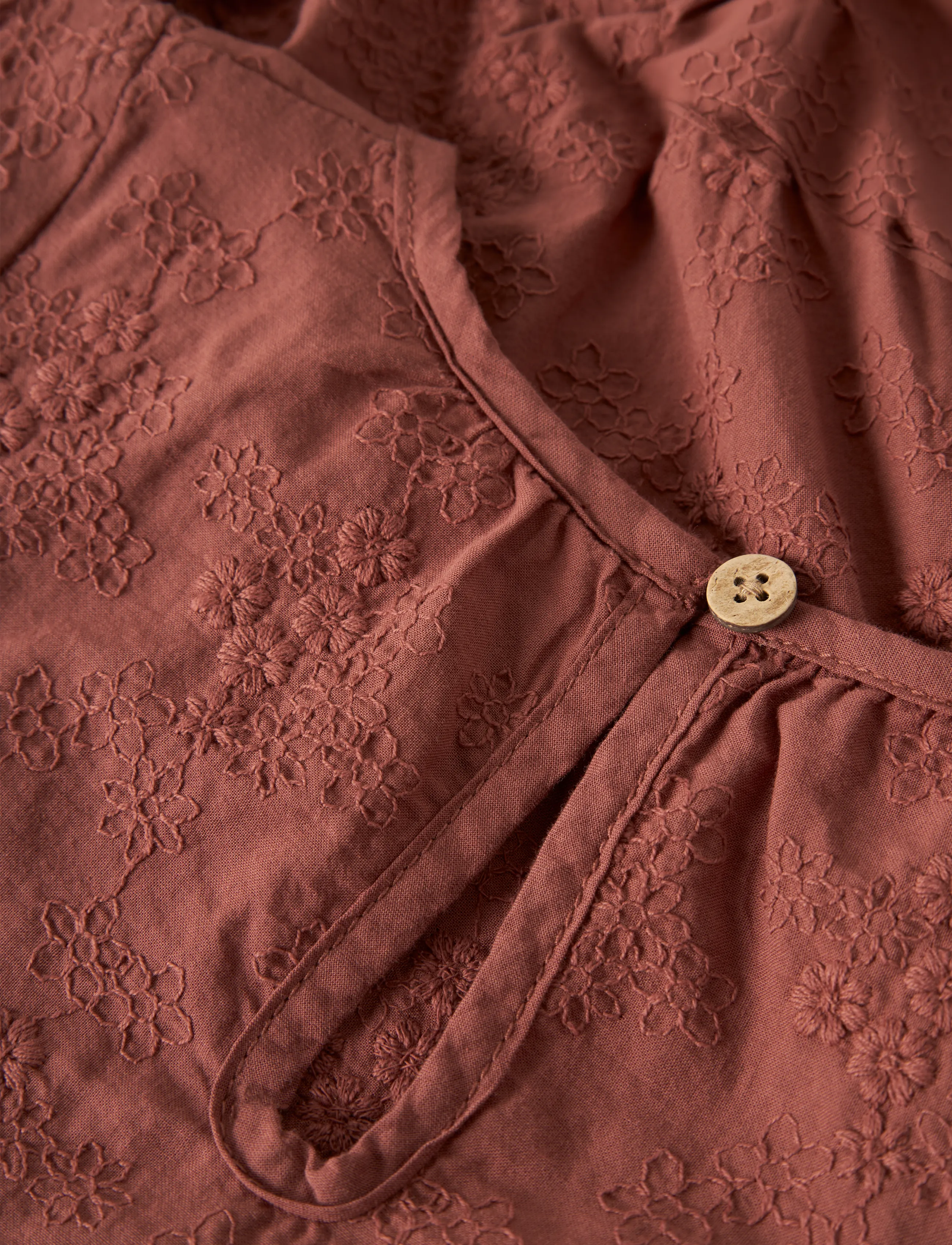 Lil'Atelier - NBFNOPA LS LOOSE BODY LIL - pikkade varrukatega - mahogany - 2