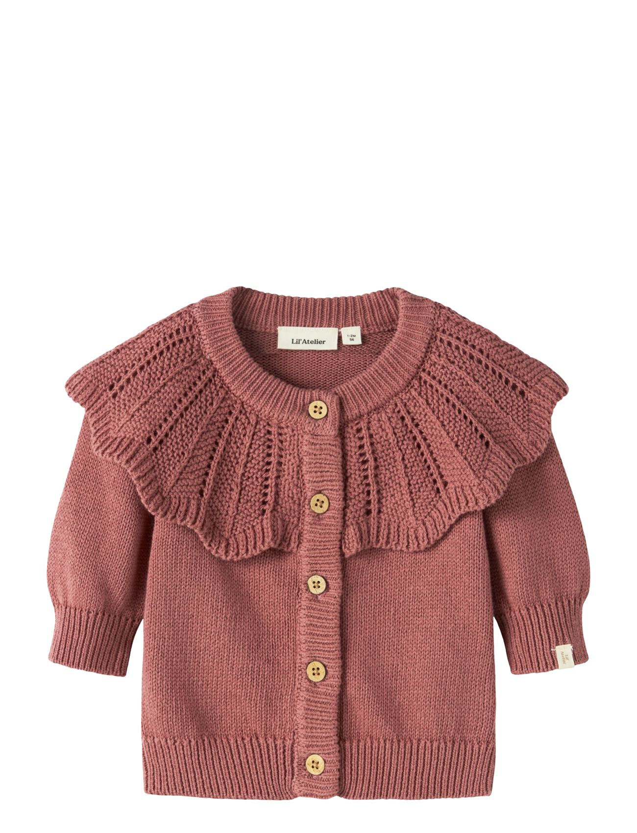 Lil'Atelier NBFNODA LS KNIT CARD LIL - Cardigans - WITHERED ROSE / pink/rose