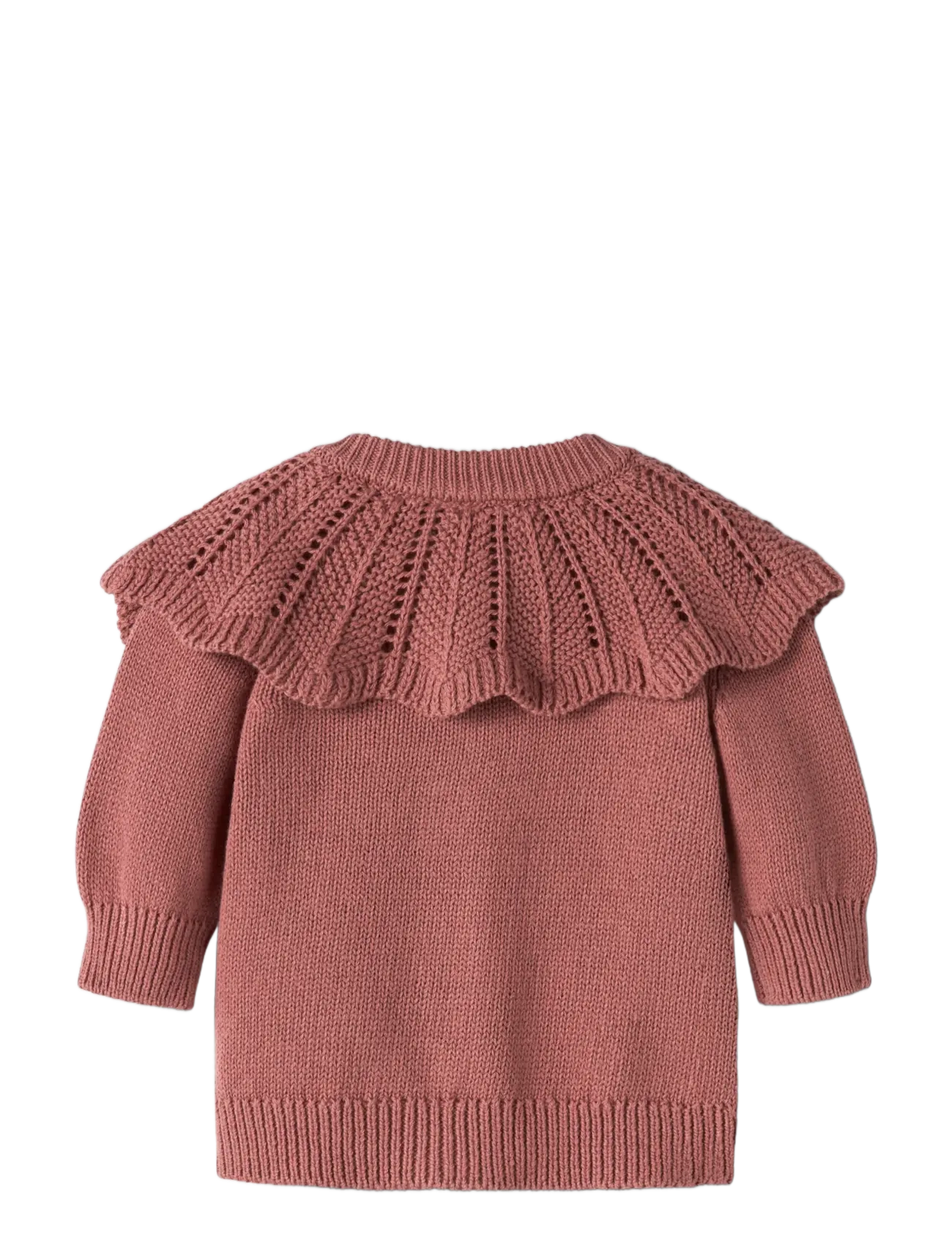 Lil'Atelier - NBFNODA LS KNIT CARD LIL - cardigans - withered rose - 1