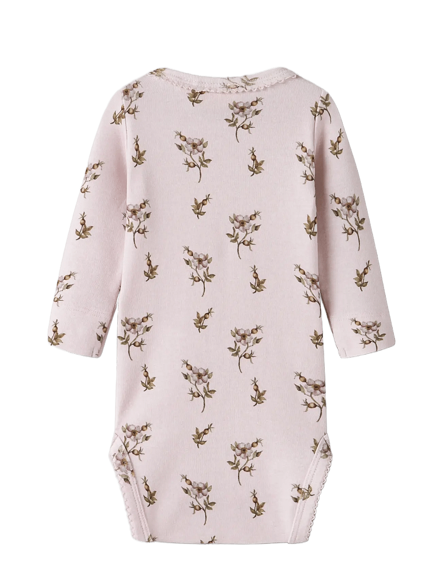 Lil'Atelier - NBFGAYO SIG LS SLIM BODY LIL - pikkade varrukatega bodid - hushed violet - 1