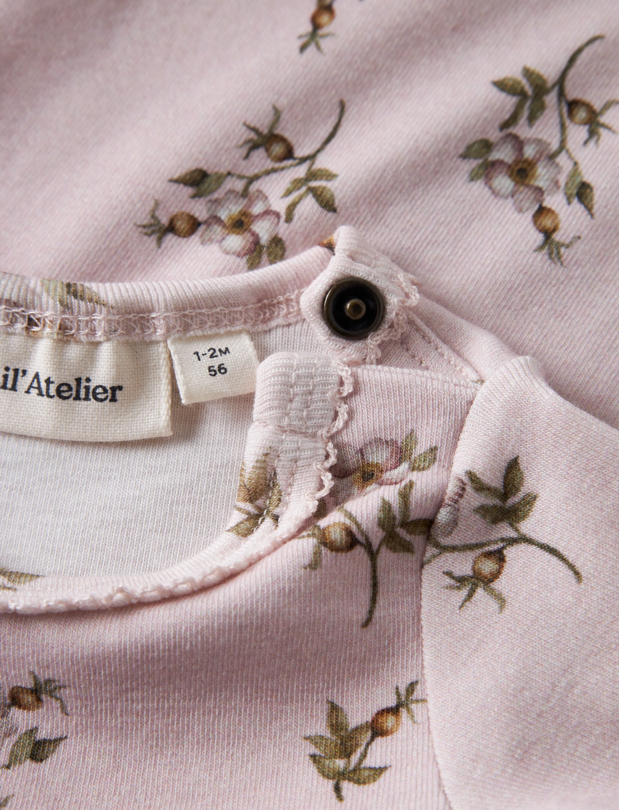 Lil'Atelier - NBFGAYO SIG LS SLIM BODY LIL - pikkade varrukatega bodid - hushed violet - 4