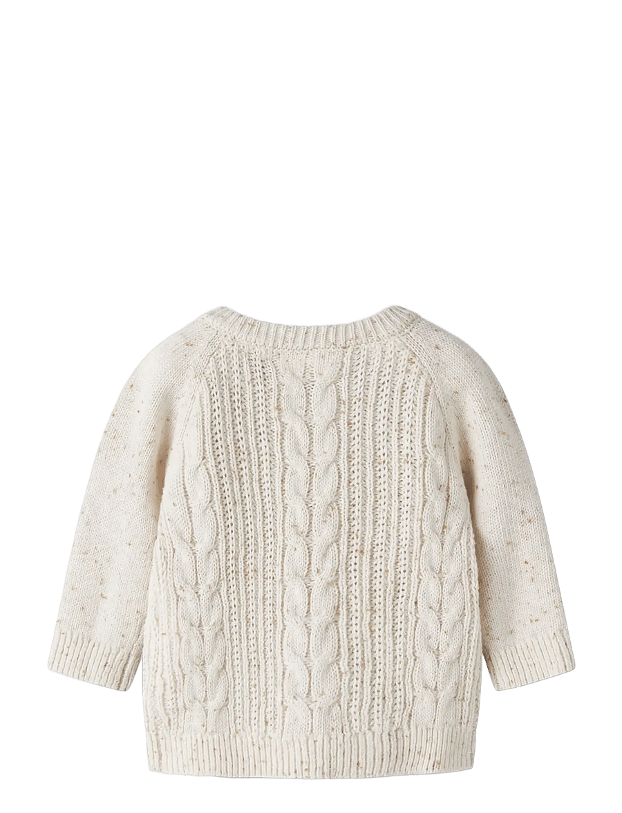 Lil'Atelier - NBFGALTO KAB LS KNIT CARD LIL - cardigans - turtledove - 1