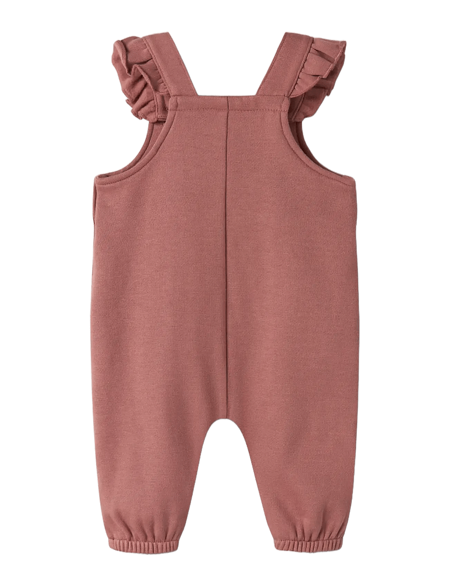 Lil'Atelier - NBFKILANO LOOSE SWEAT OVERALL BRU LIL - jumpsuits - withered rose - 1