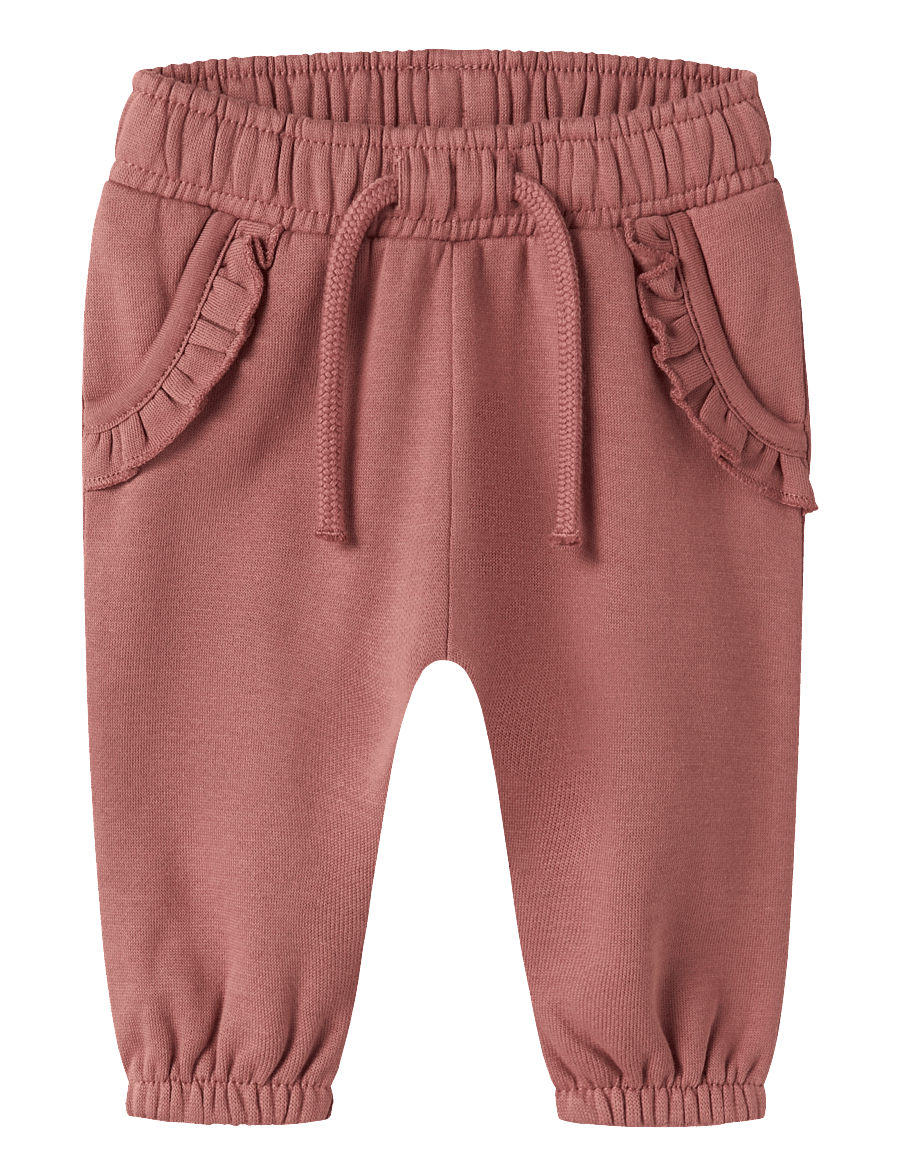 Lil'Atelier - NBFKILANO LOOSE SWEAT PANT BRU LIL - jogginghosen - withered rose - 0