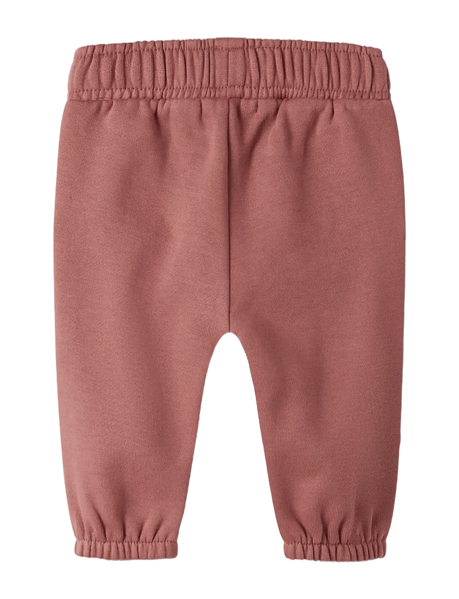 Lil'Atelier - NBFKILANO LOOSE SWEAT PANT BRU LIL - jogginghosen - withered rose - 1
