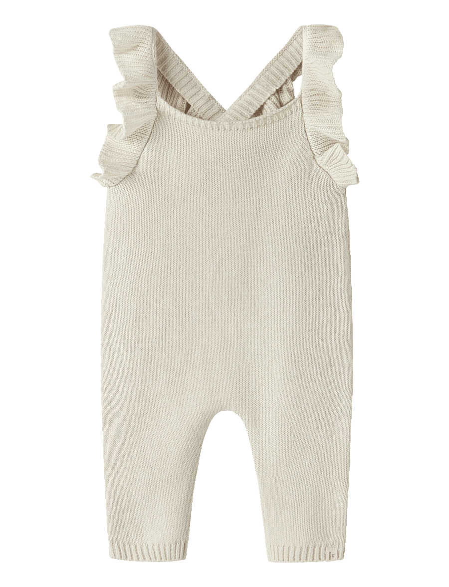 Lil'Atelier - NBFOPLEA SL KNIT SUIT LIL - jumpsuits - turtledove - 0