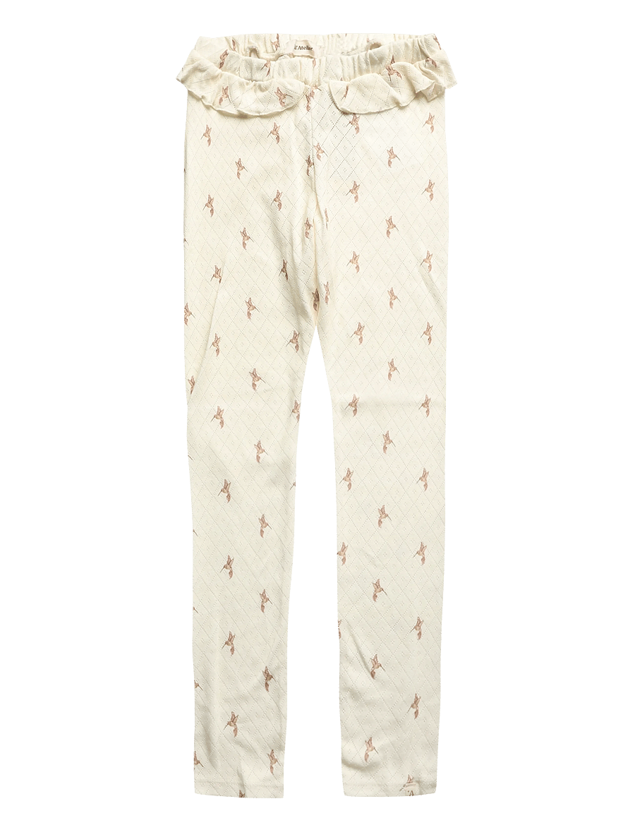 Lil'Atelier - NMFRACHELLO TYS SLIM LEGGINGS HEA LIL - leggings - turtledove - 0