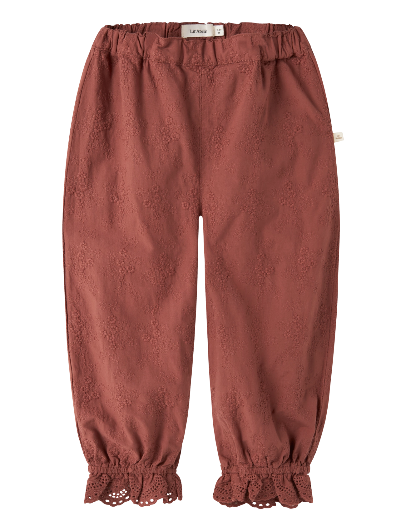 Lil'Atelier NMFNOPA LOOSE PANT LIL - Bottoms - MAHOGANY / brown