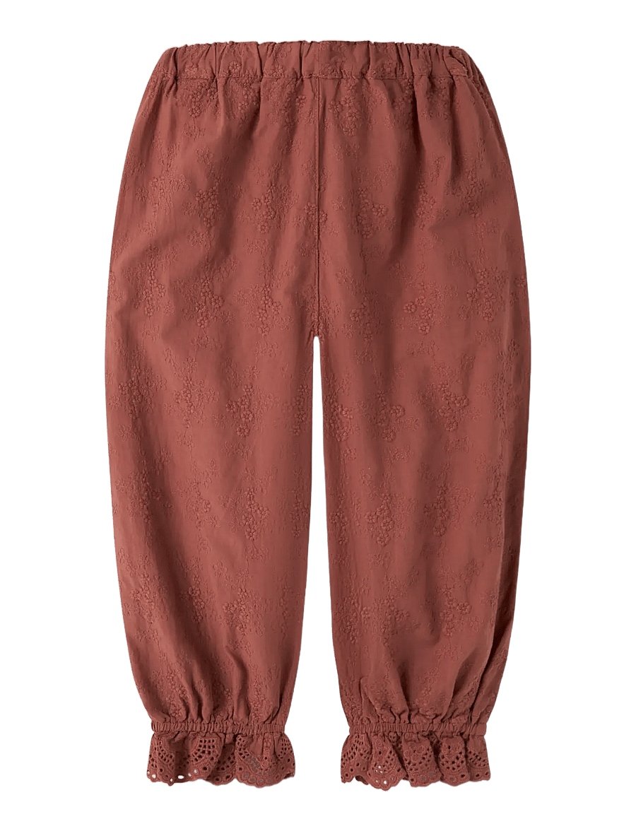 Lil'Atelier - NMFNOPA LOOSE PANT LIL - babyhosen - mahogany - 1