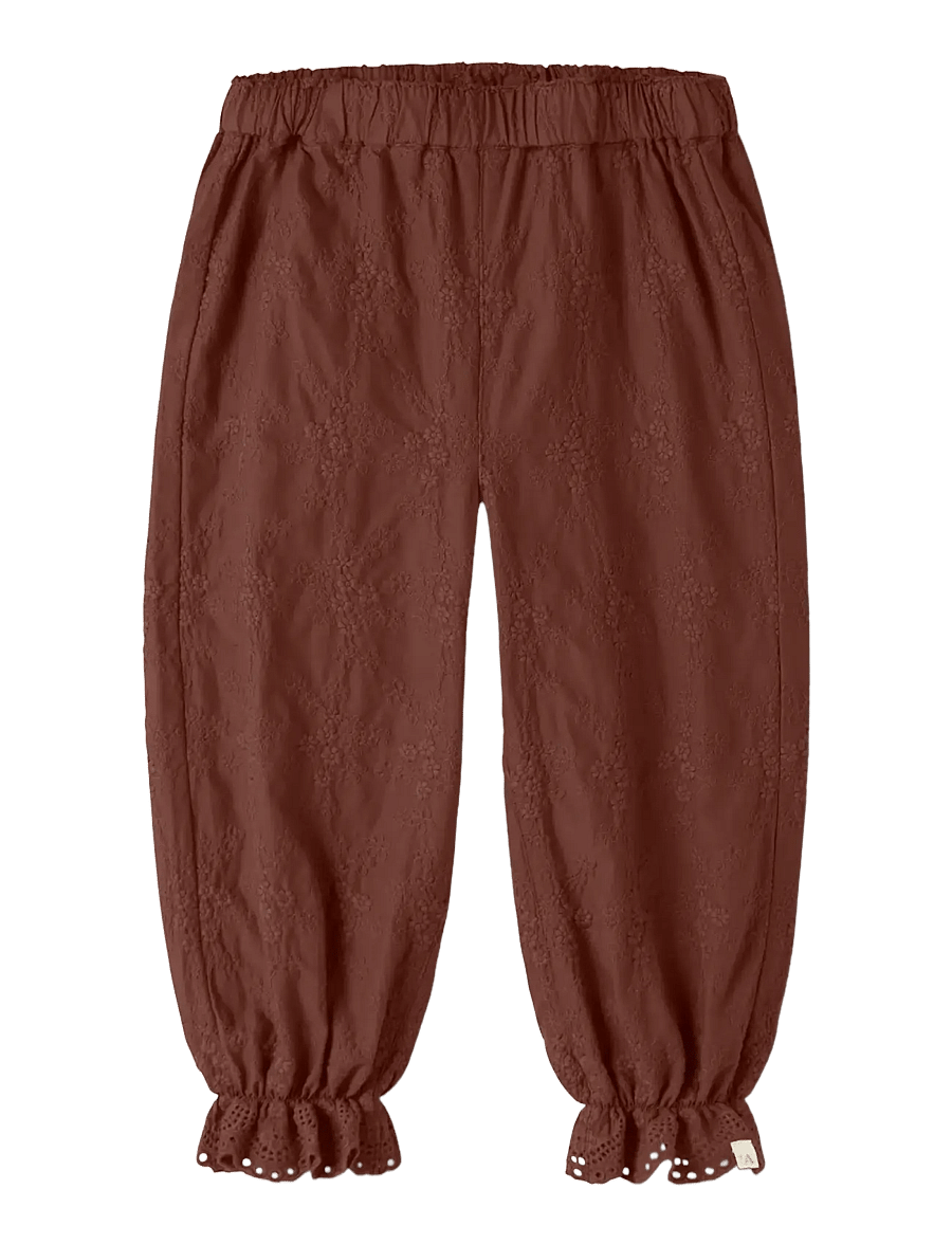 Lil'Atelier - NMFNOPA LOOSE PANT LIL - mahogany - 1