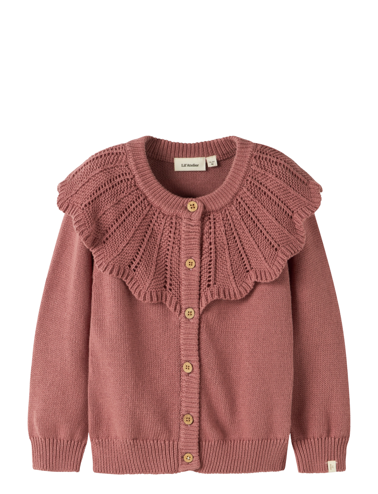 Lil'Atelier NMFNODA LS KNIT CARD LIL - Kudumid - WITHERED ROSE / pink/rose