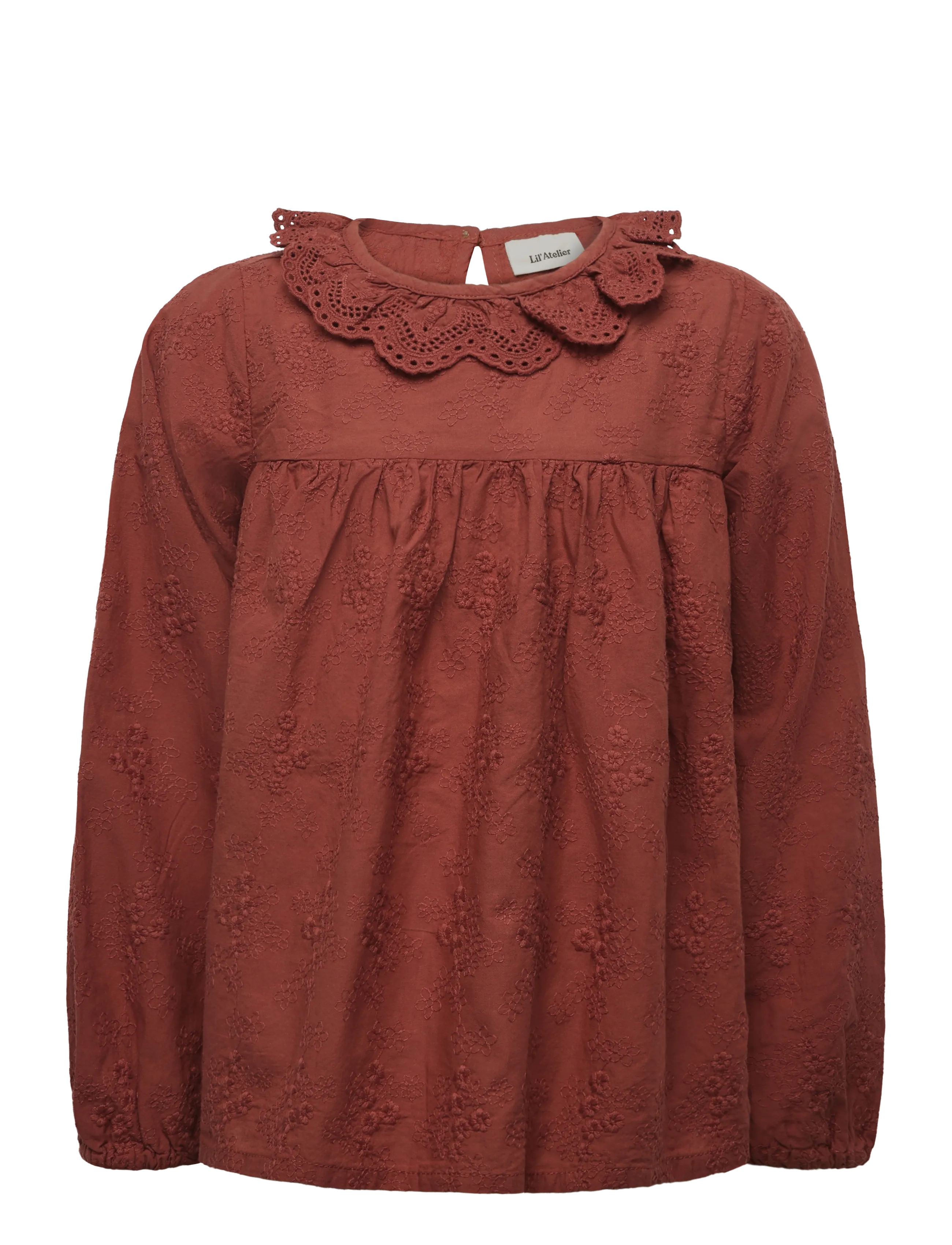 Lil'Atelier NMFNOPA LS LOOSE SHIRT LIL - Lil'Atelier - MAHOGANY / brown