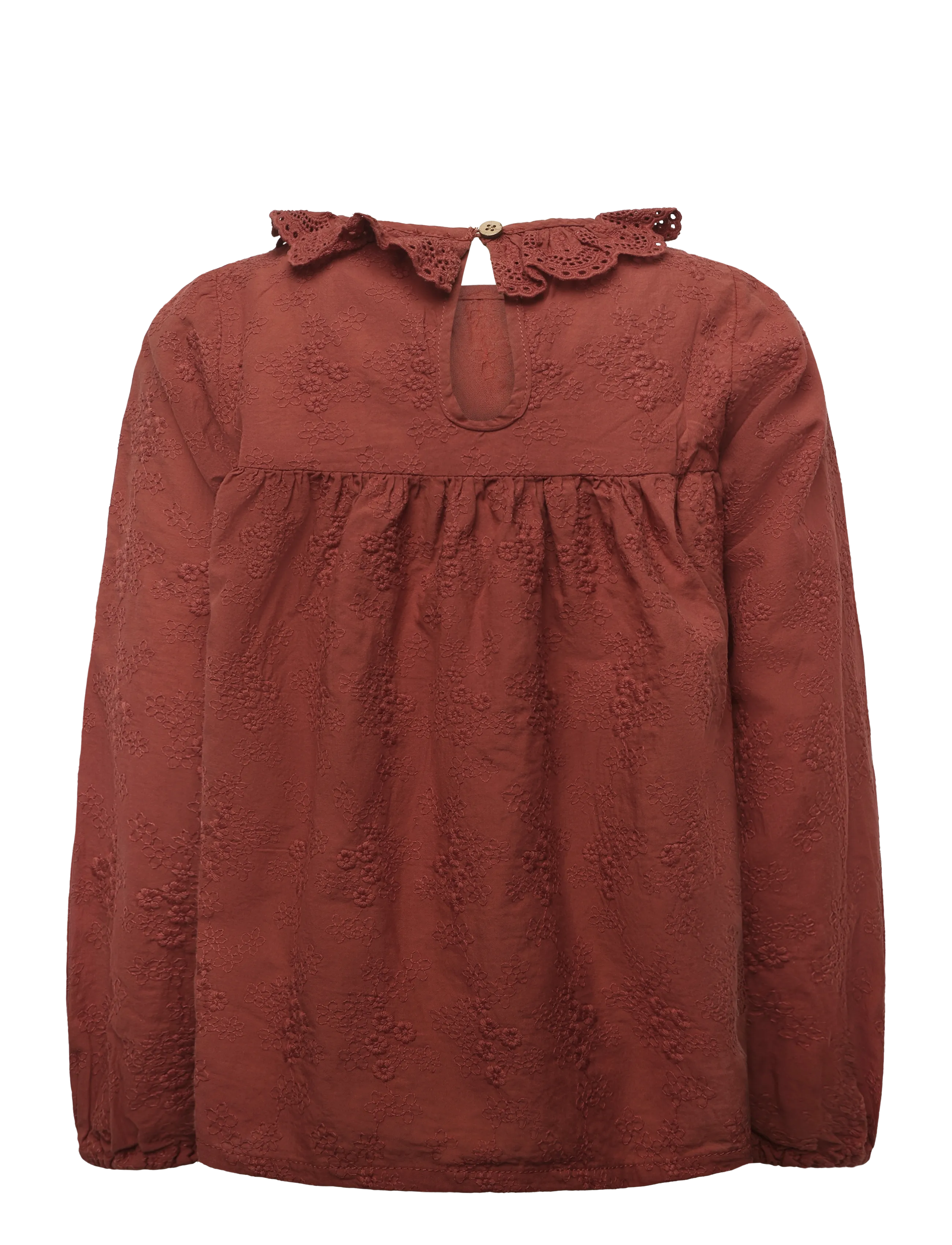 Lil'Atelier - NMFNOPA LS LOOSE SHIRT LIL - mahogany - 1