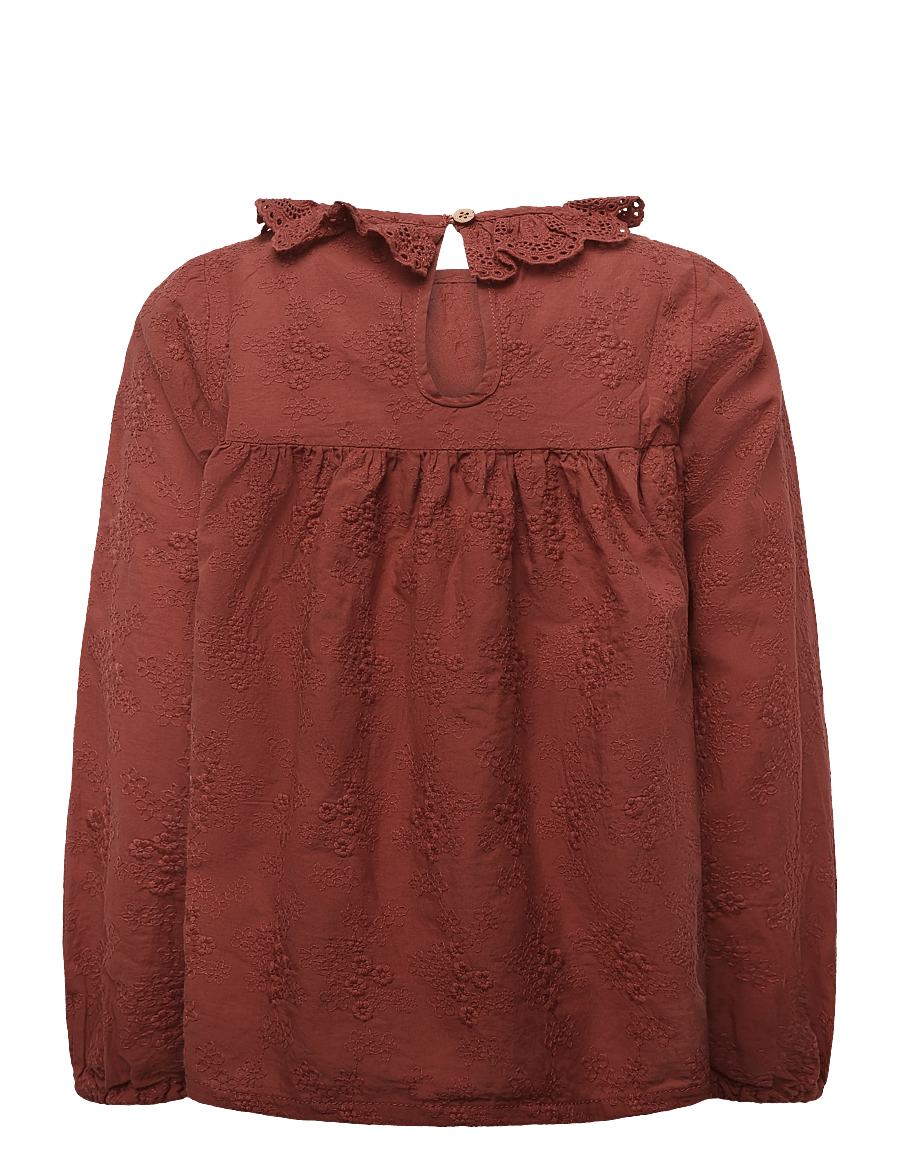 Lil'Atelier - NMFNOPA LS LOOSE SHIRT LIL - mahogany - 1
