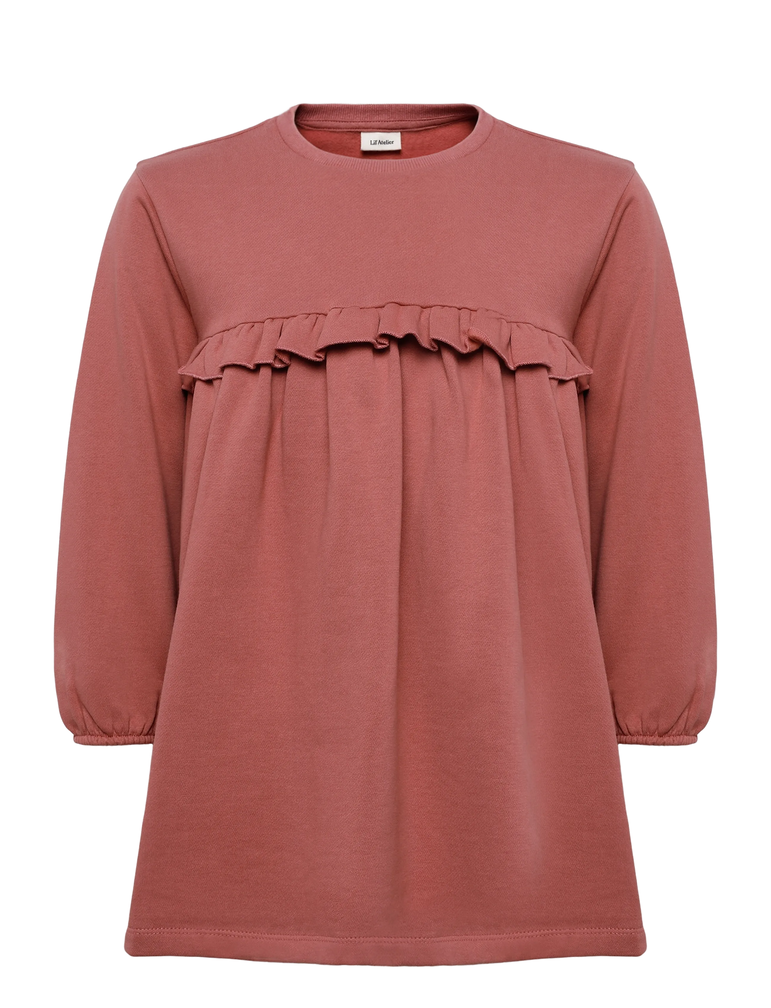 Lil'Atelier NMFKILANO LS LOOSE SWEAT DRESS BRU LIL - Herbstliche Kleidung - WITHERED ROSE / pink/rose