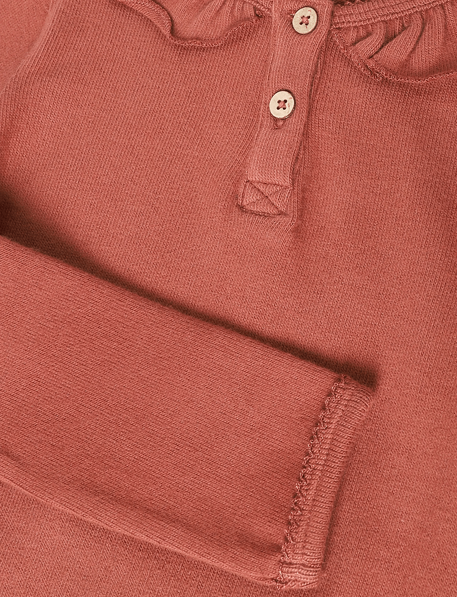 Lil'Atelier - NMFTHORO HUF LS SLIM TOP LIL - langärmelig - mahogany - 2