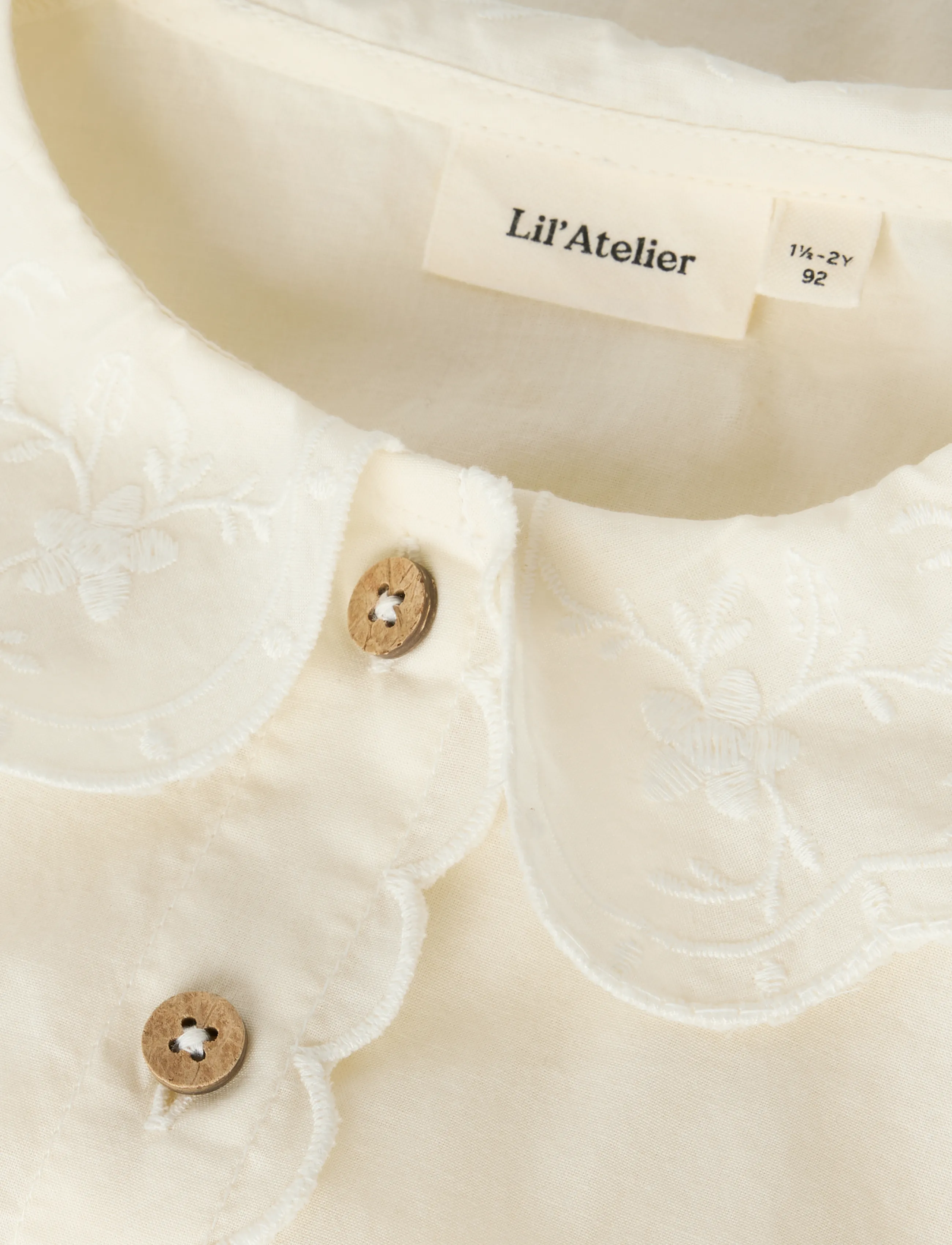 Lil'Atelier - NMFOLA LS LOOSE SHIRT LIL - pikkade varrukatega särgid - turtledove - 4