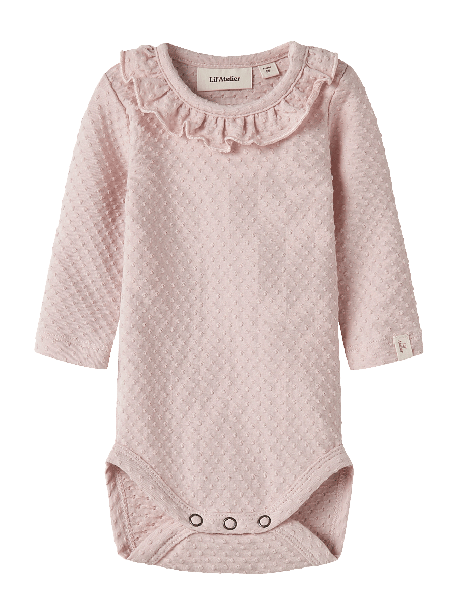 Lil'Atelier - NBFNOEL LS SLIM BODY LIL - pikkade varrukatega bodid - hushed violet - 0