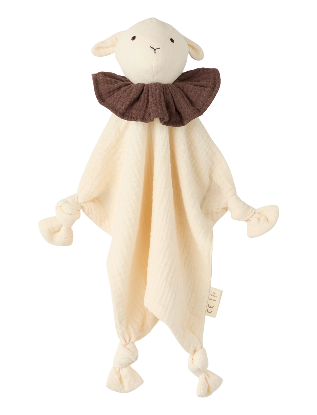 Lil'Atelier NBNNOA SHEEP CUDDLE CLOTH LIL - Pehmed loomad - TURTLEDOVE / cream