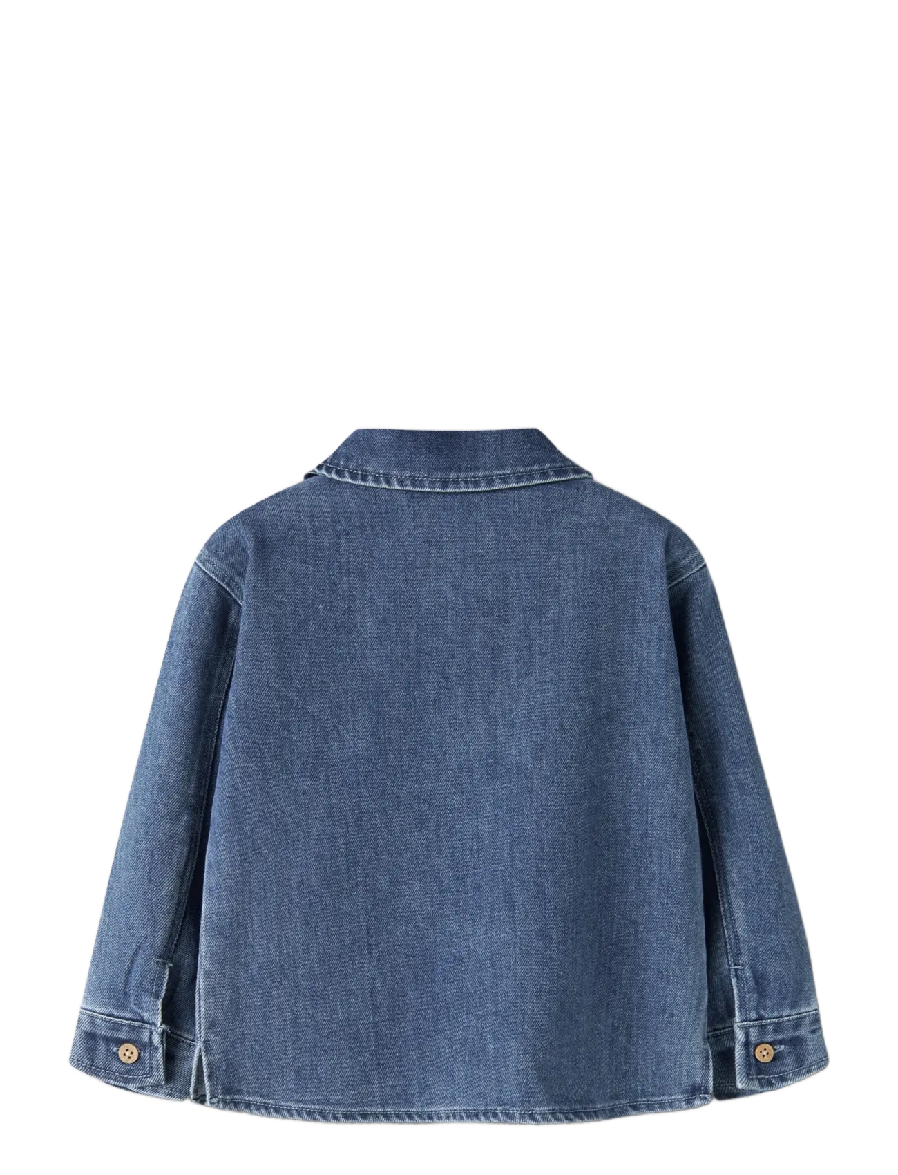 Lil'Atelier - NMMOBELLO LS LOOSE OVERSHIRT 1144-SE LIL - langärmlige hemden - dark blue denim - 1