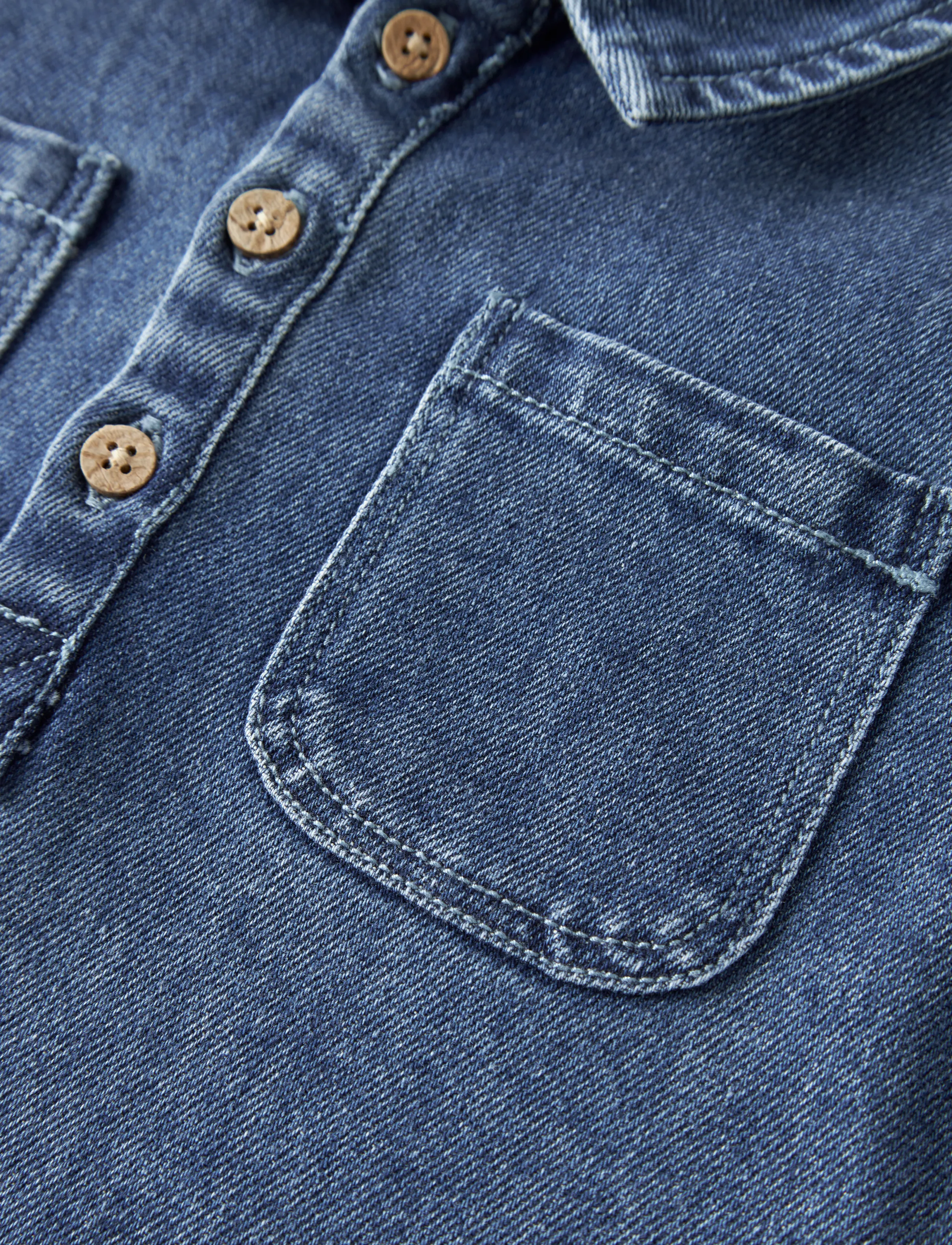 Lil'Atelier - NMMOBELLO LS LOOSE OVERSHIRT 1144-SE LIL - langärmlige hemden - dark blue denim - 4