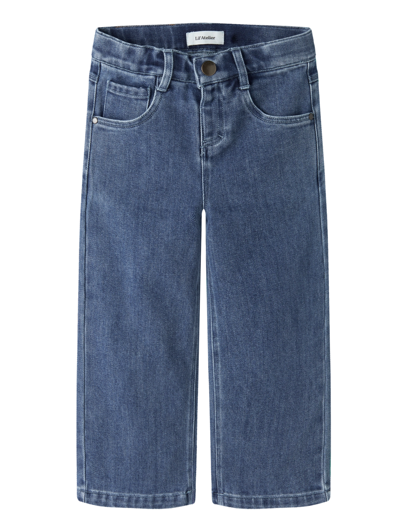 Lil'Atelier NMFOBELLO WIDE JEANS 1144-SE LIL - Shop by age - DARK BLUE DENIM / blue