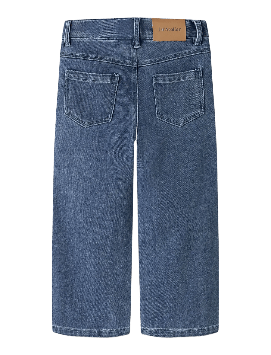 Lil'Atelier - NMFOBELLO WIDE JEANS 1144-SE LIL - dark blue denim - 1
